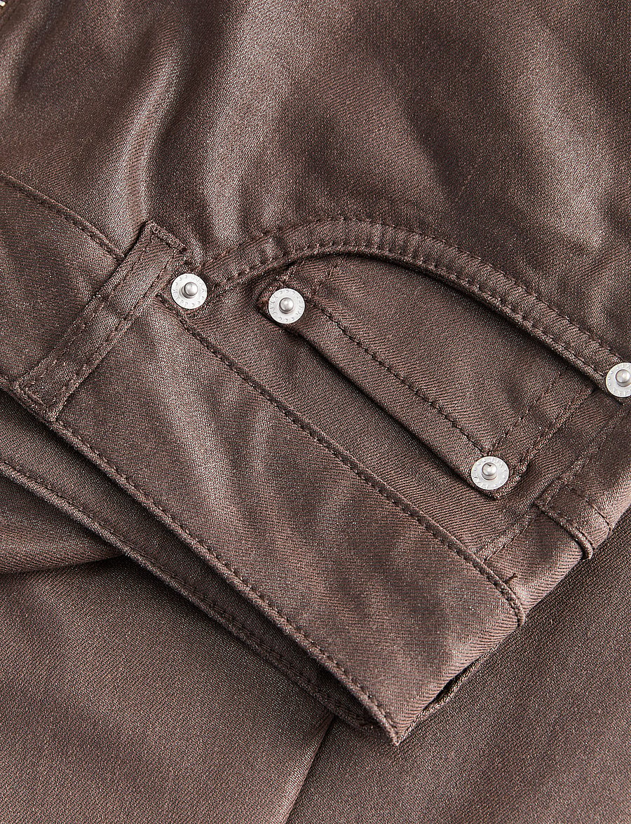 JJXX - JXZOE CAMILLA WIDE HW PANT PNT SN - nahkpüksid - demitasse - 2