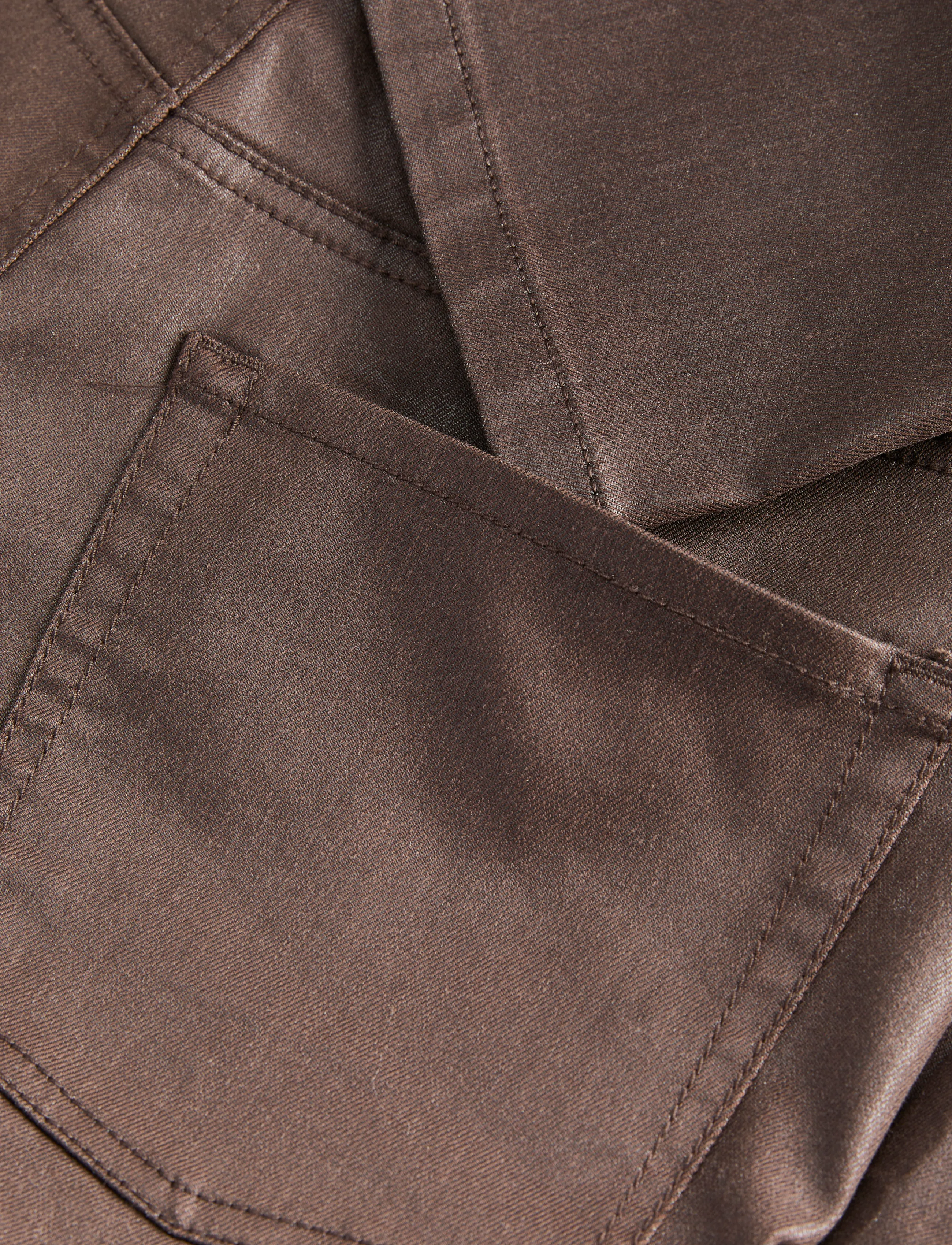 JJXX - JXZOE CAMILLA WIDE HW PANT PNT SN - nahkpüksid - demitasse - 3