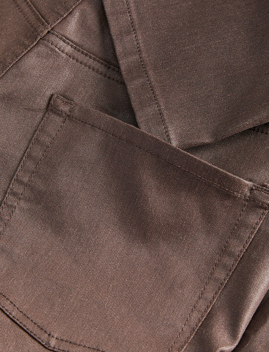 JJXX - JXZOE CAMILLA WIDE HW PANT PNT SN - nahkpüksid - demitasse - 3