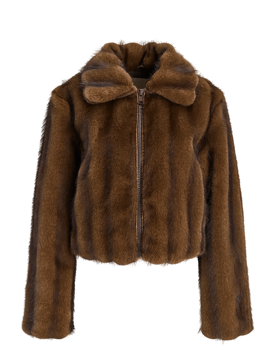 JJXX - JXTANIA EVELDA JACKET OTW - kunstpelz - demitasse - 0