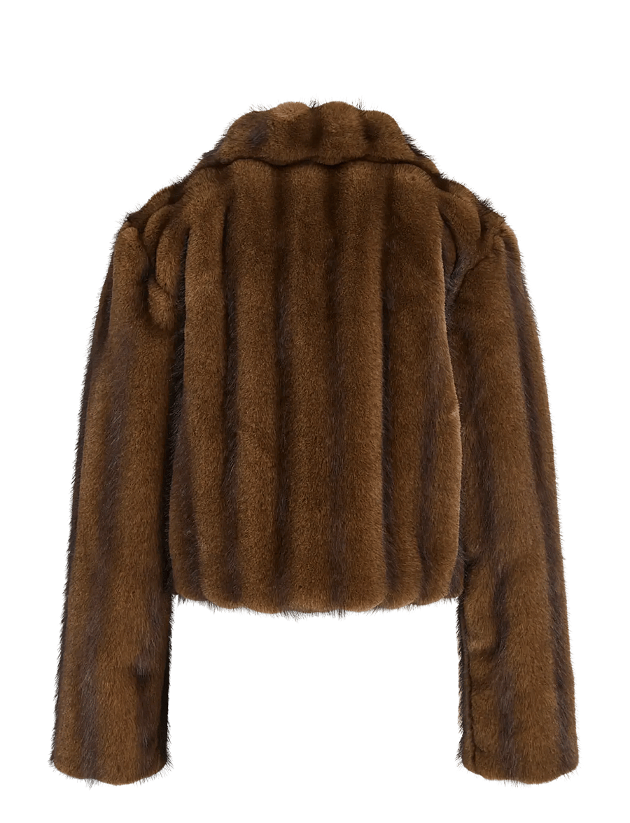 JJXX - JXTANIA EVELDA JACKET OTW - kunstpelz - demitasse - 1