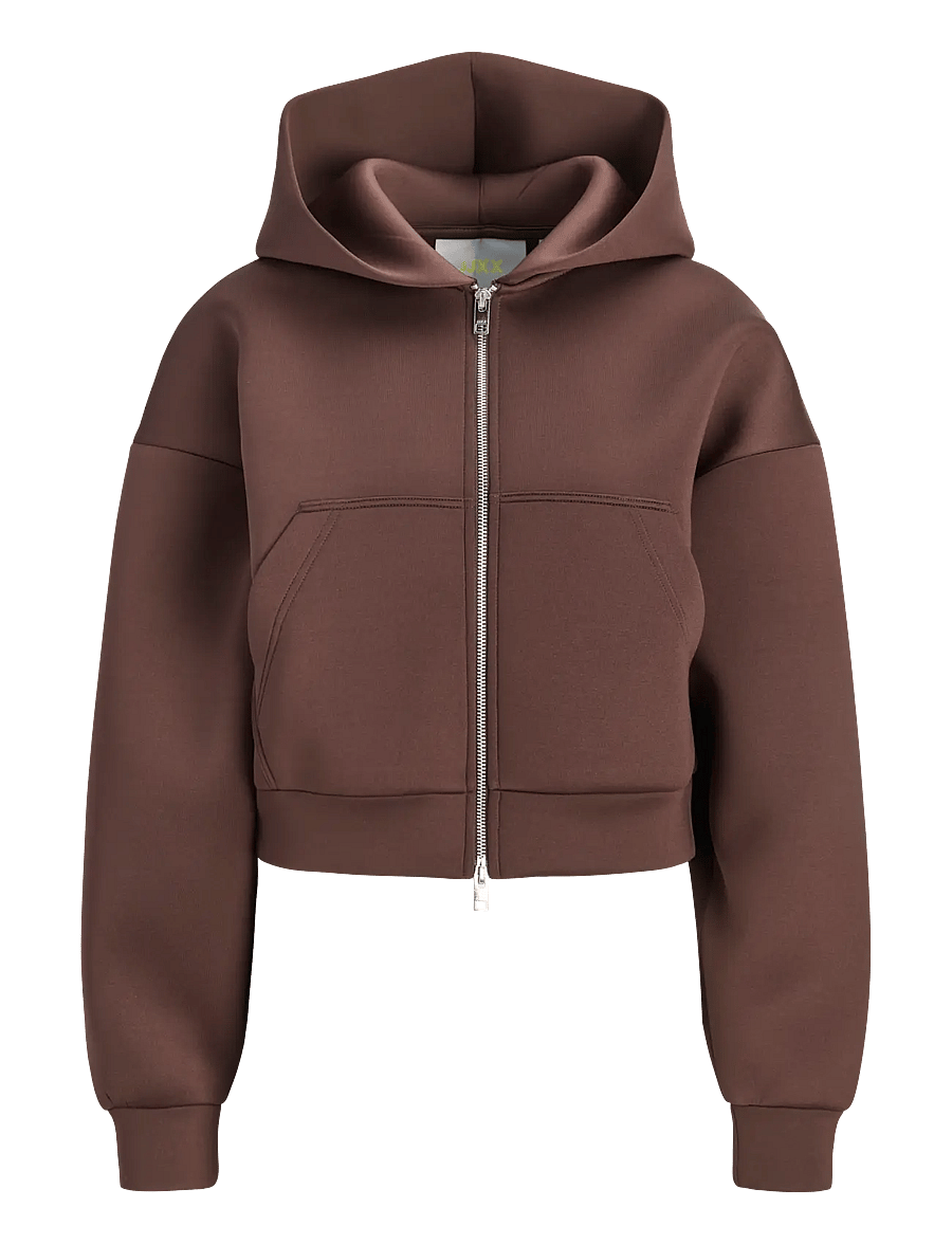 JJXX - JXVERA SHORT SCUBA HOOD SWT - hoodies - demitasse - 0