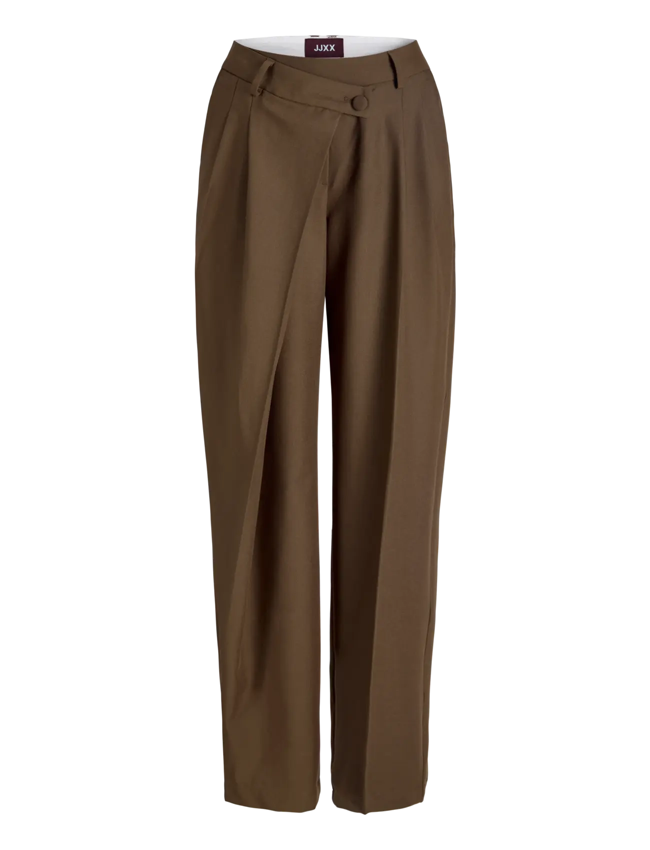 JJXX JXPOLINA FILIPPA BARREL MW PANTS TLR - Kläder - DEMITASSE / brown