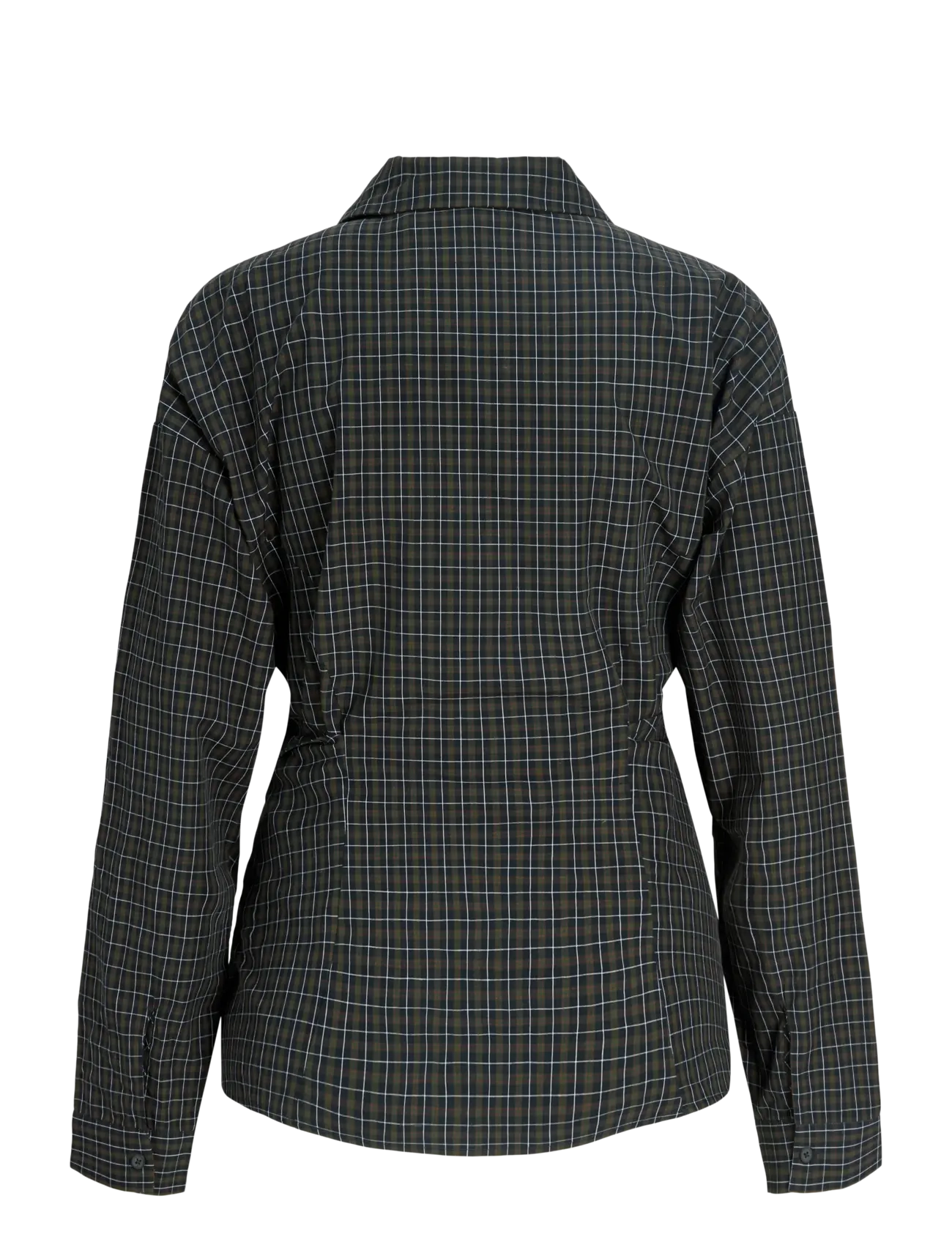 JJXX - JXVIOLA POPLIN LS WRAP TIE SHIRT WVN - pikkade varrukatega särgid - black - 2