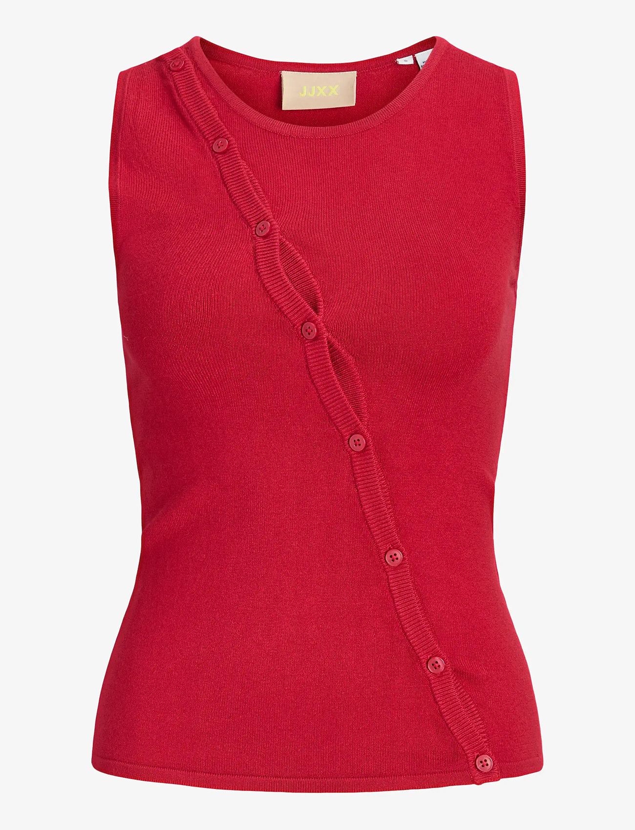 JJXX - JXAMBER COMFY TOP KNIT LN - striktrøjer - scarlet sage - 1