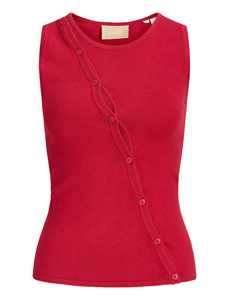 JJXX - JXAMBER COMFY TOP KNIT LN - striktrøjer - scarlet sage - 1