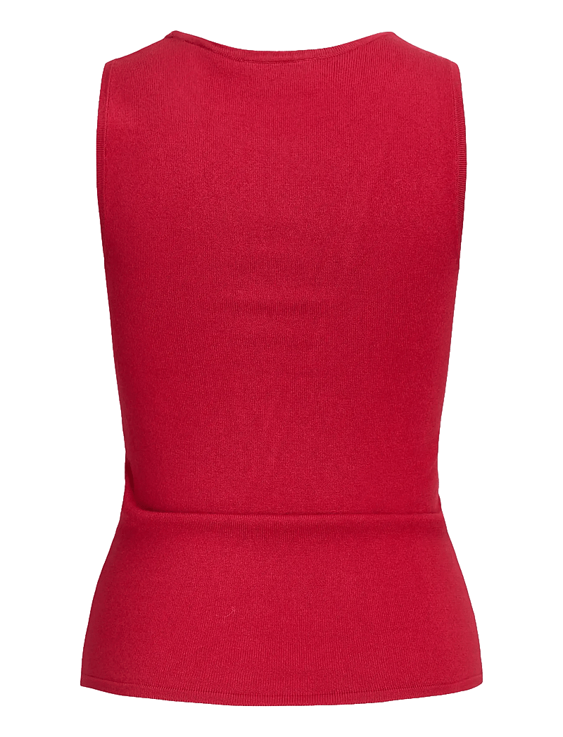 JJXX - JXAMBER COMFY TOP KNIT LN - striktrøjer - scarlet sage - 2