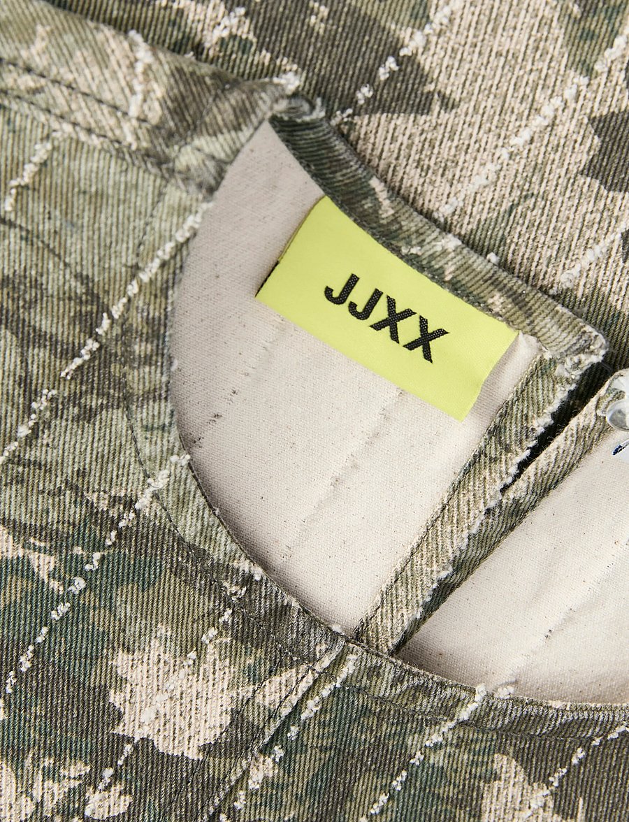 JJXX - JXMABEL SILLE AOP TOP PNT LN - Ärmellose tops - dusky green - 5