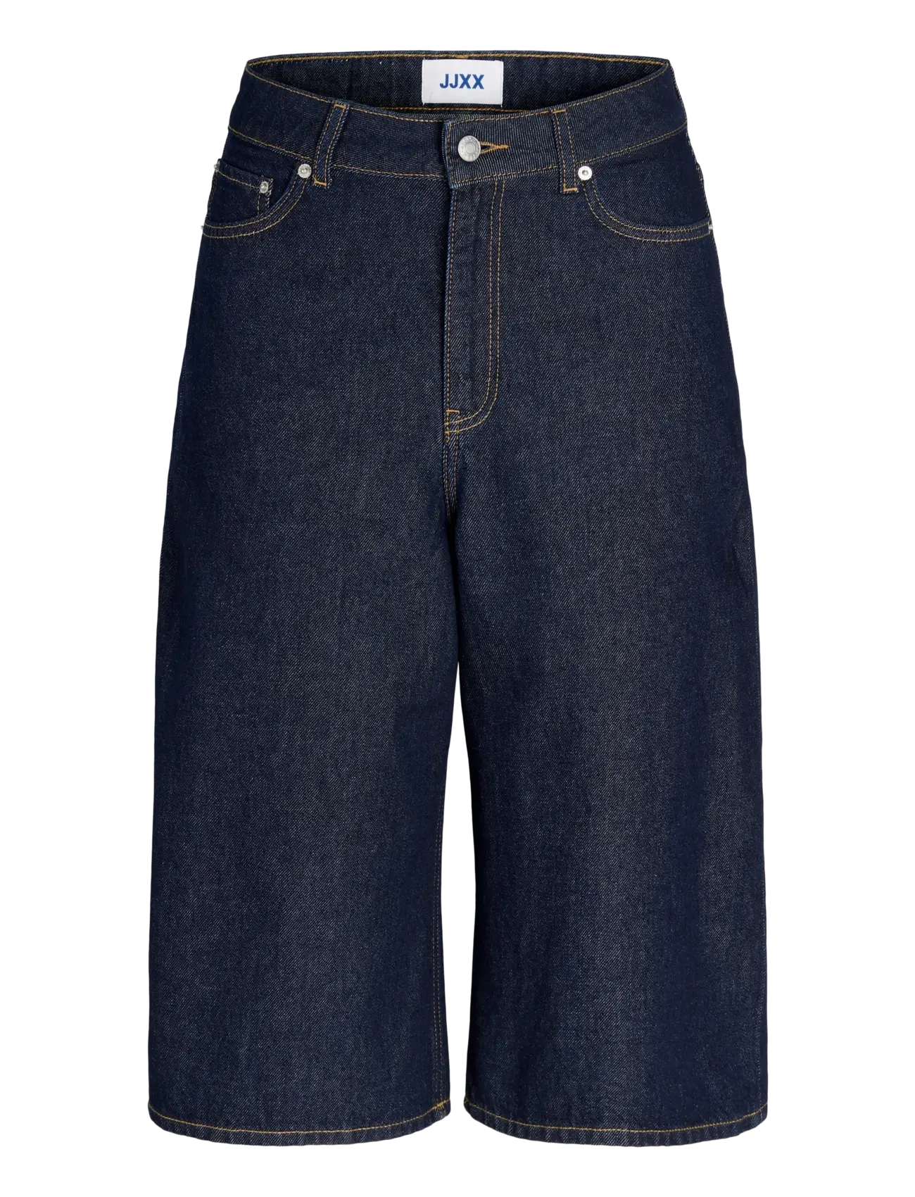 JJXX JXALINA BAGGY MW SHORTS R480 DNM LN - Shorts - BLUE DENIM / navy