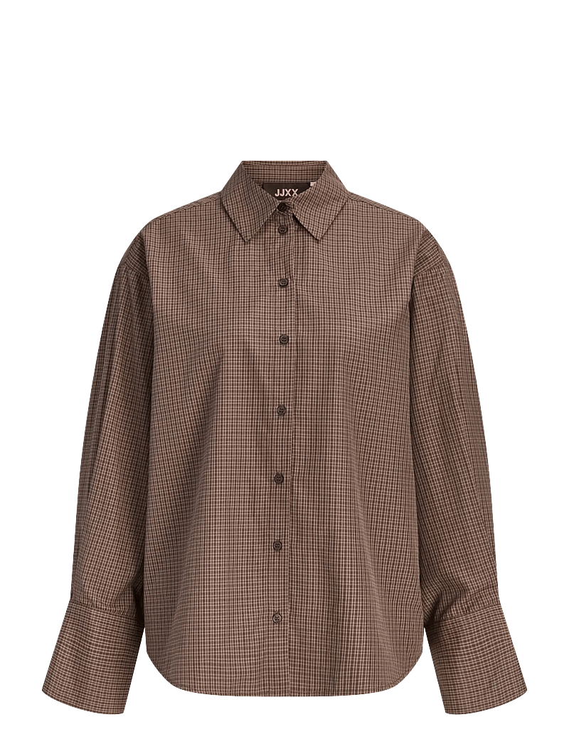 JJXX - JXBELLA RLX LS SHIRT EXPRESS WVN - long-sleeved shirts - demitasse - 0