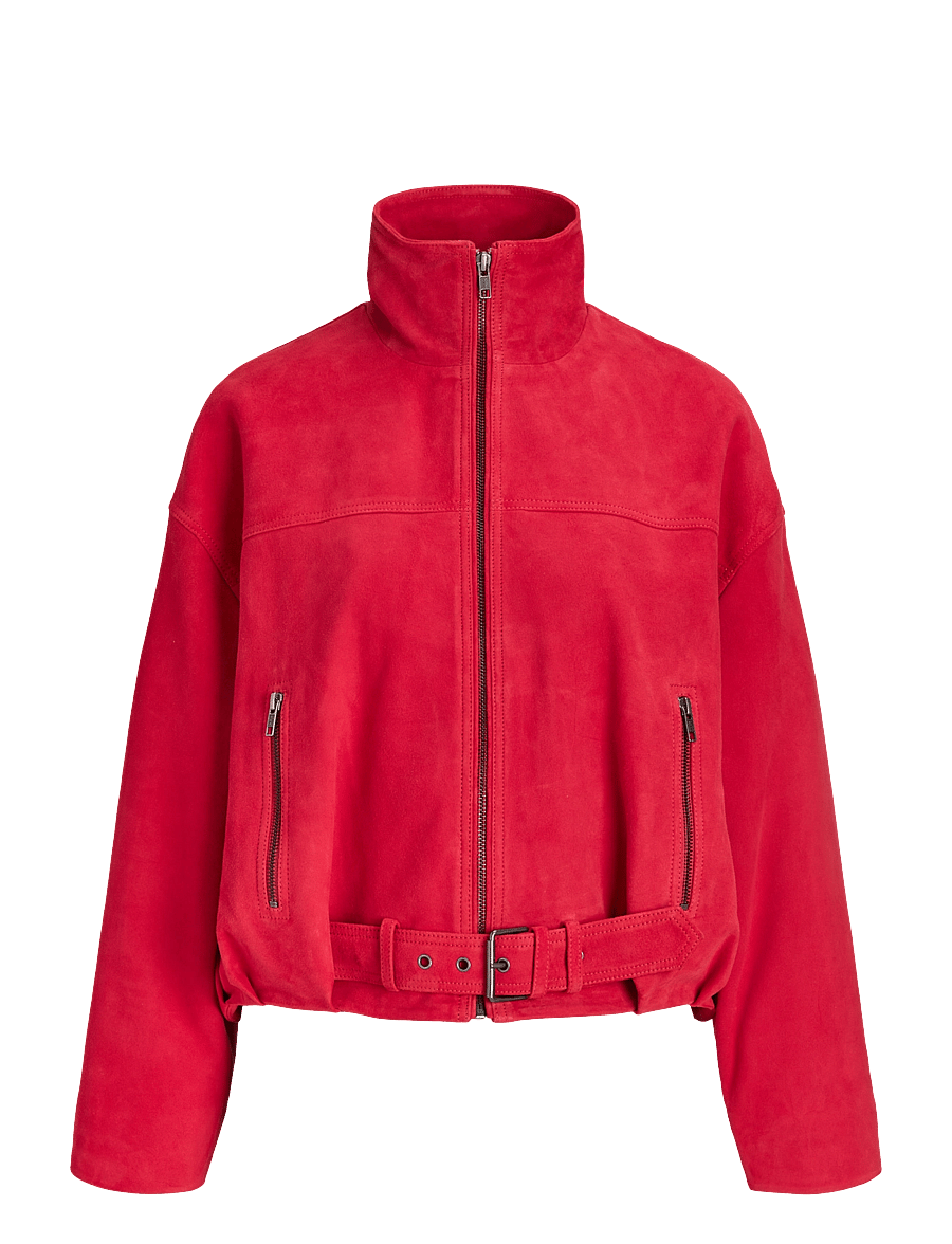 JJXX - JXZARIA SUEDE JACKET OTW - vårjackor - scarlet sage - 1