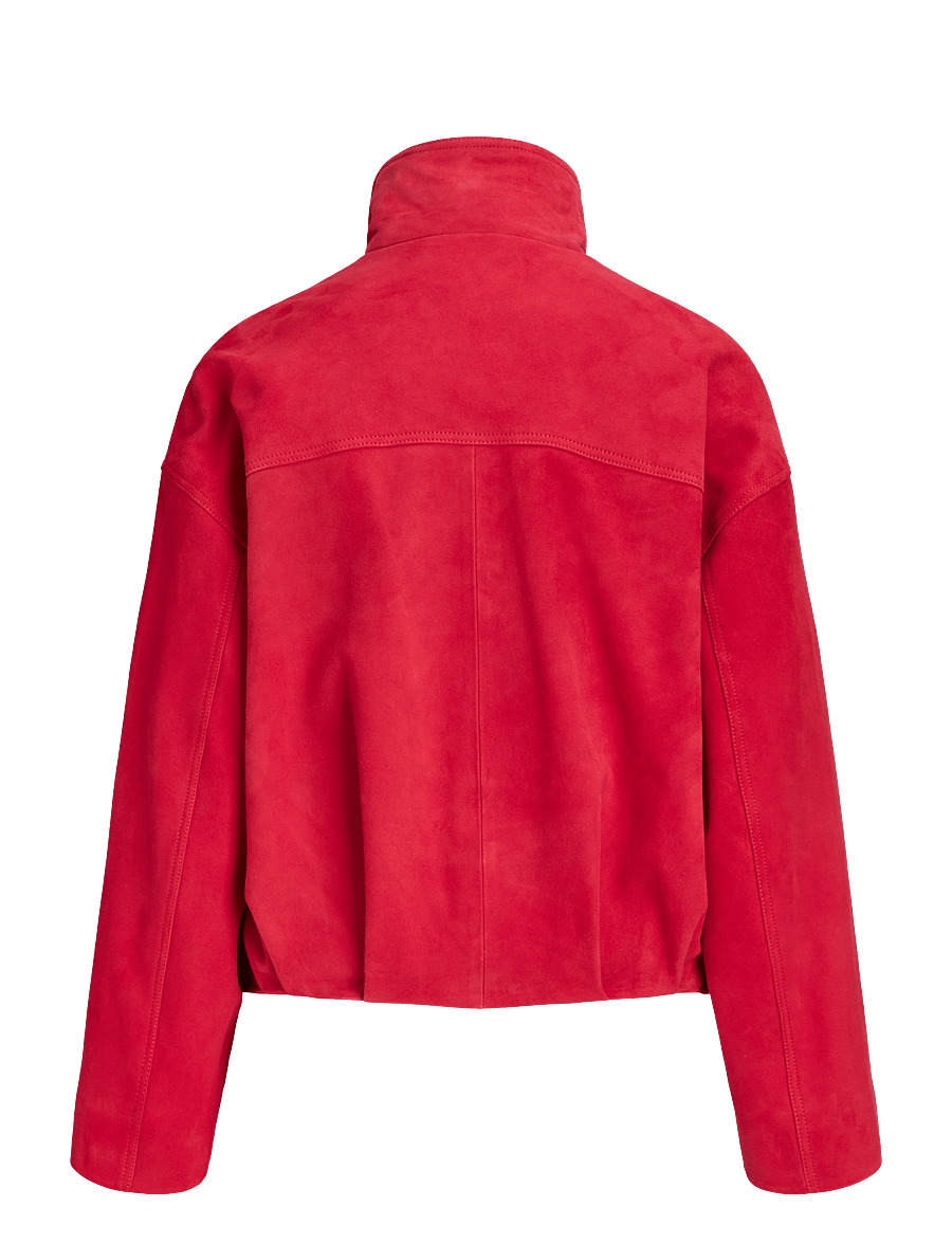 JJXX - JXZARIA SUEDE JACKET OTW - vårjackor - scarlet sage - 2