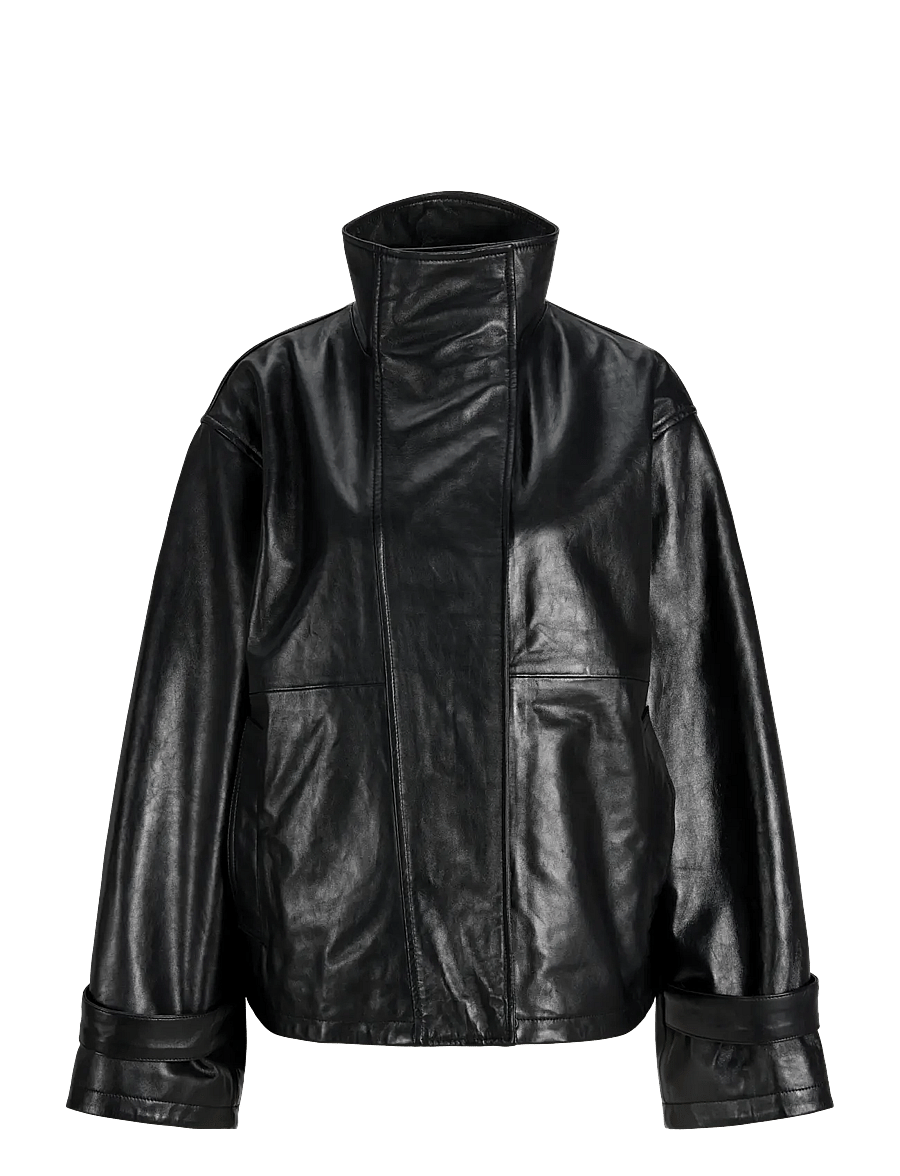 JJXX - JXLENORA LEATHER JACKET OTW - leather jackets - black - 1