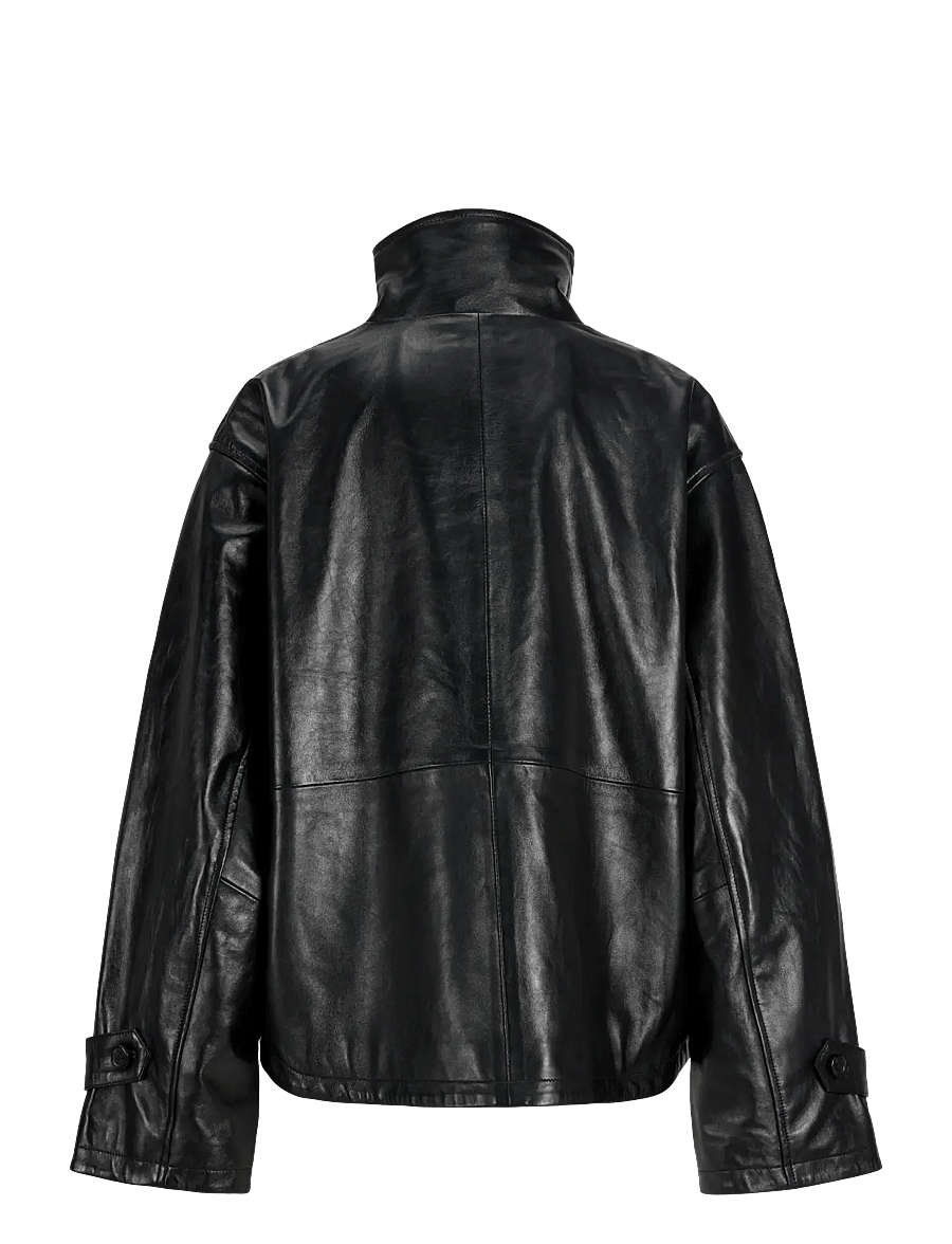 JJXX - JXLENORA LEATHER JACKET OTW - leather jackets - black - 2