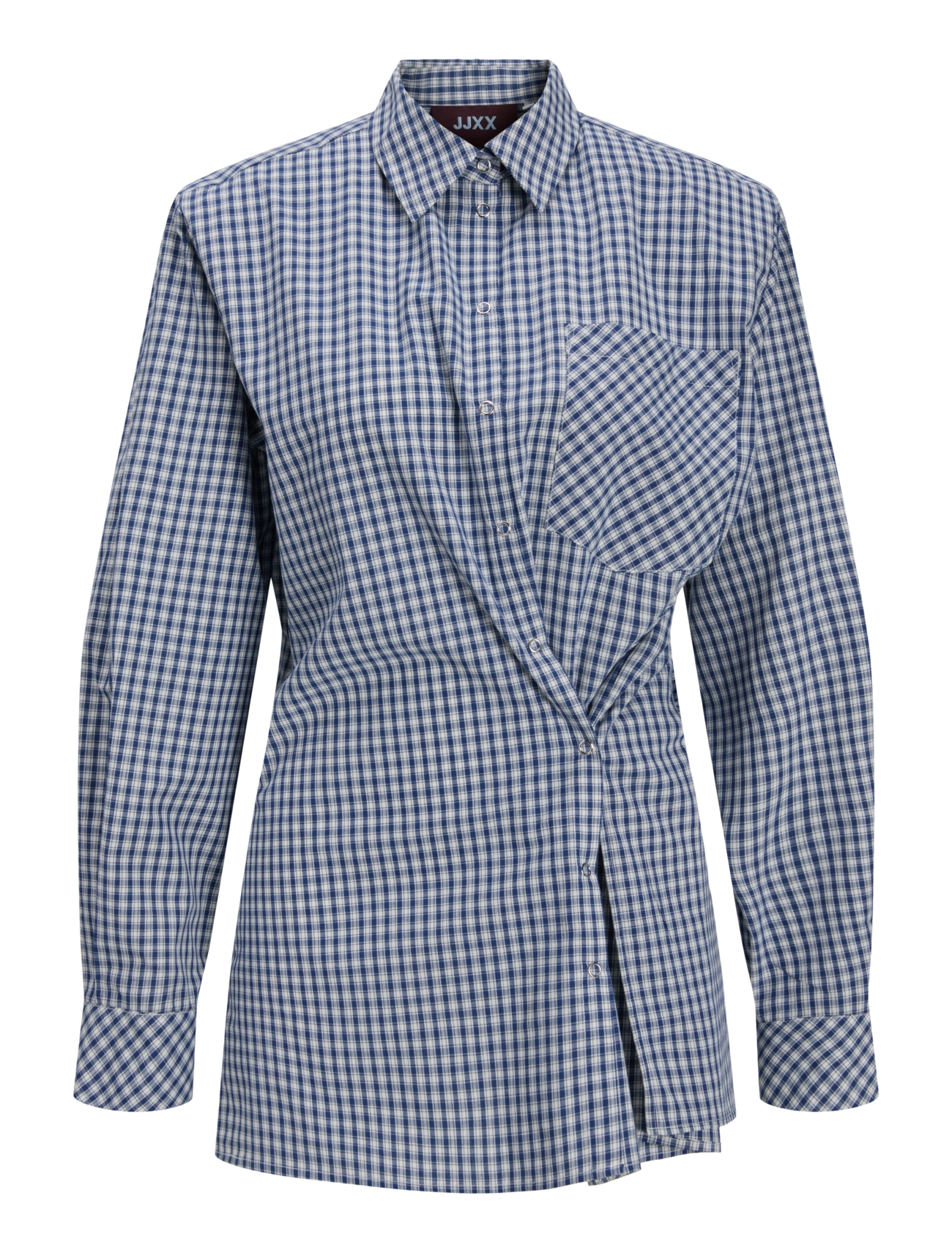 JJXX JXZALLIE BUTTON SHOULDERPAD SHIRT WVN - Kläder - SURF THE WEB / navy