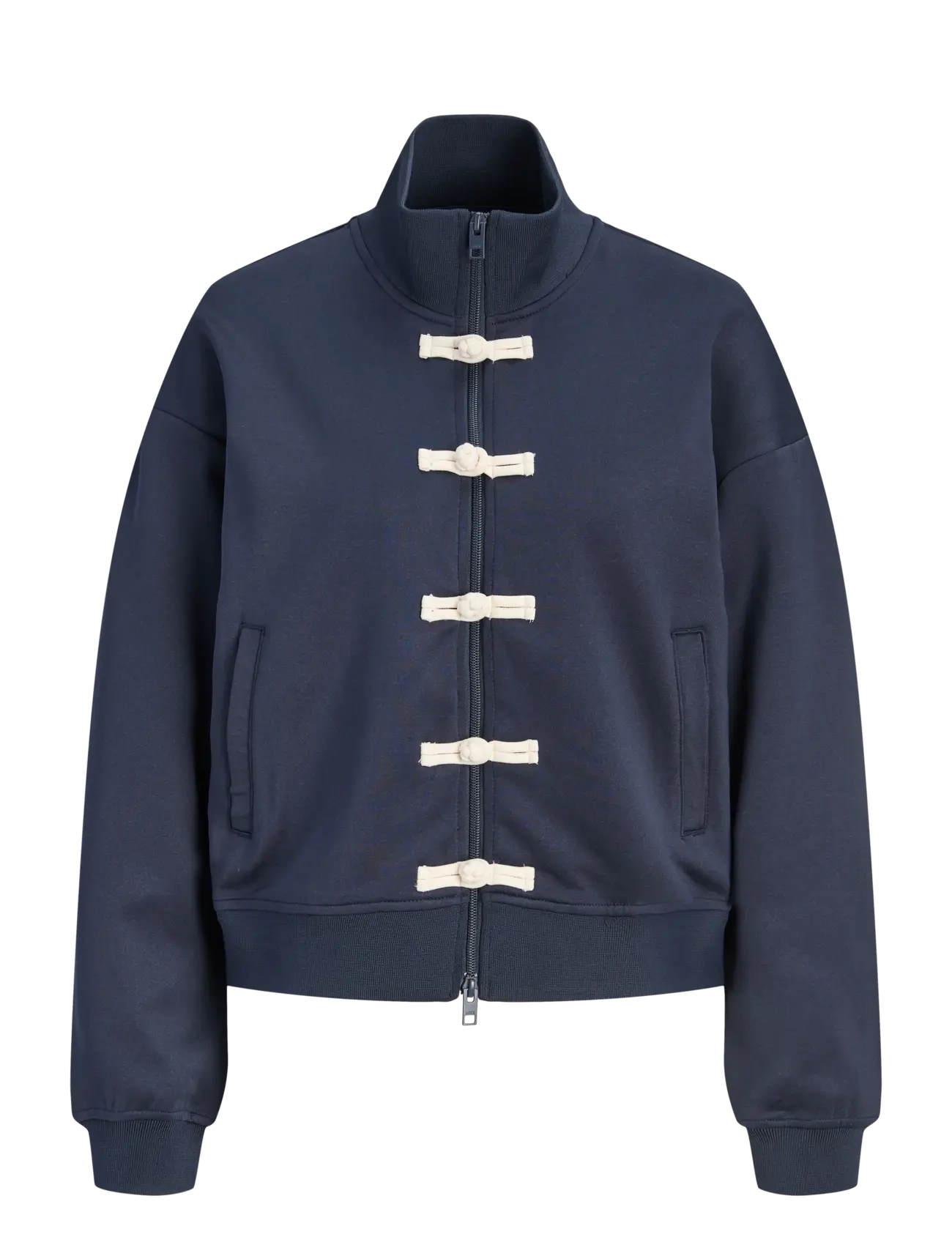 JJXX JXLEONA ESME DETAIL JACKET PNT - Õhukesed jakid - NAVY BLAZER / navy