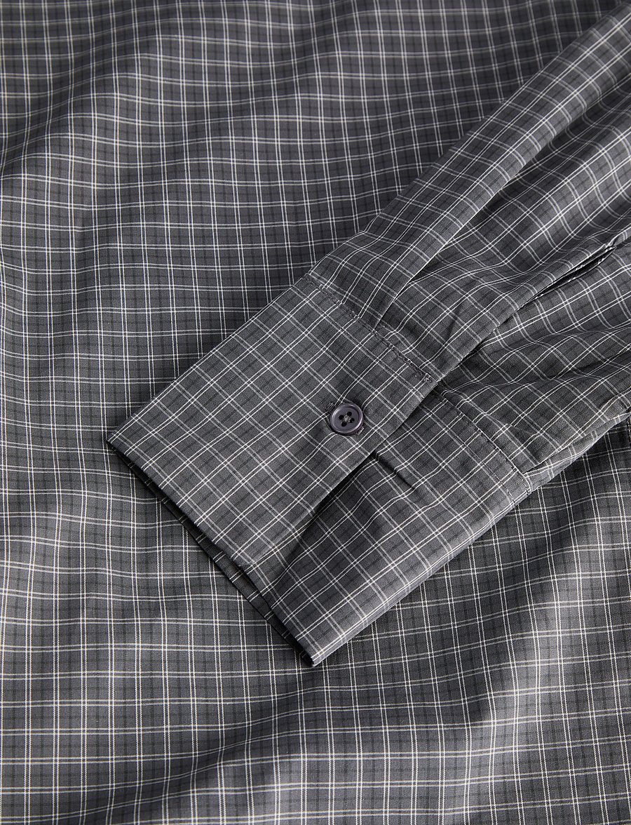 JJXX - JXFIE POPLIN LS SCARF SHIRT WVN - långärmade skjortor - pirate black - 3