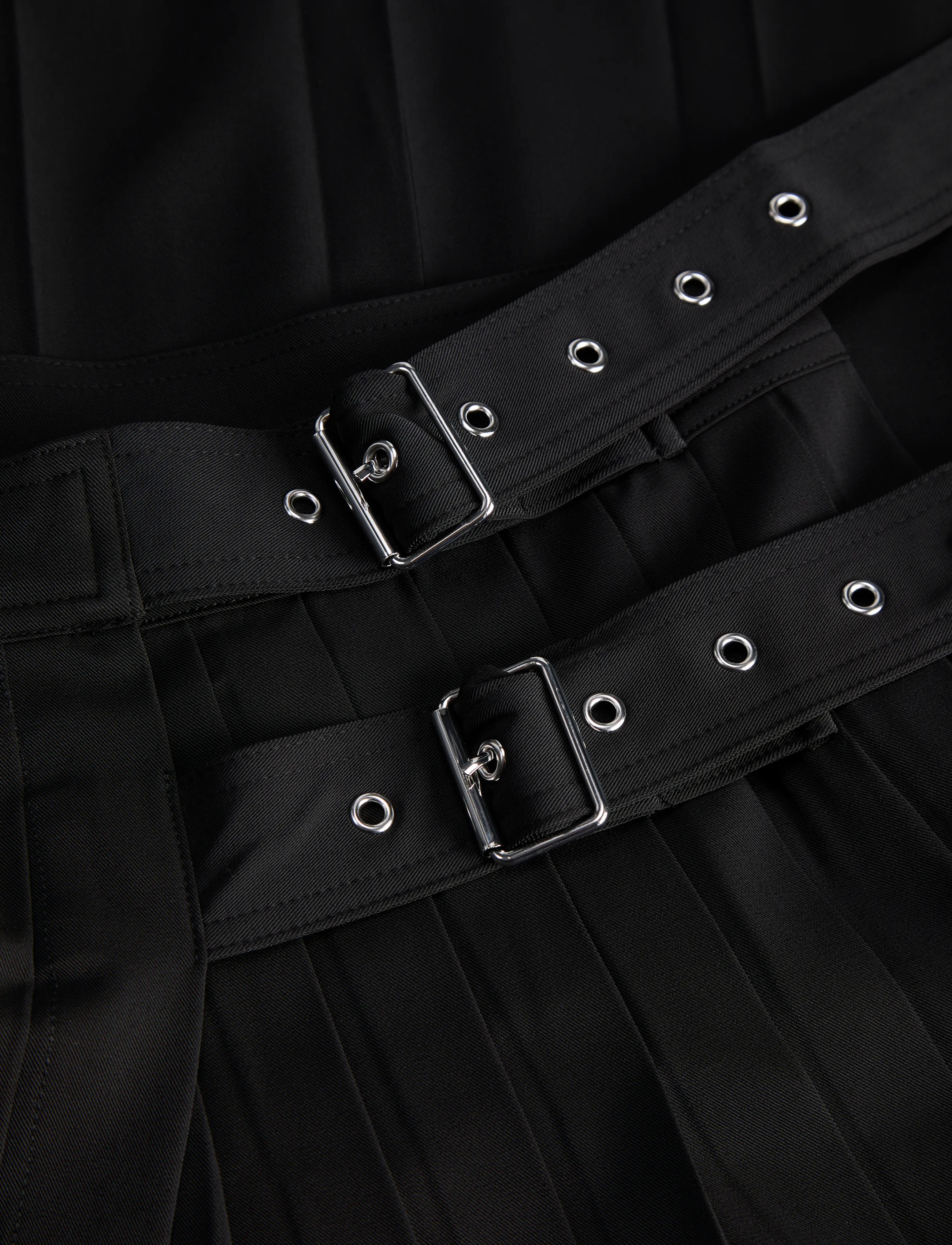 JJXX - JXLIVA BUCKLE DETAIL SKIRT WVN - midi kjolar - pirate black - 2