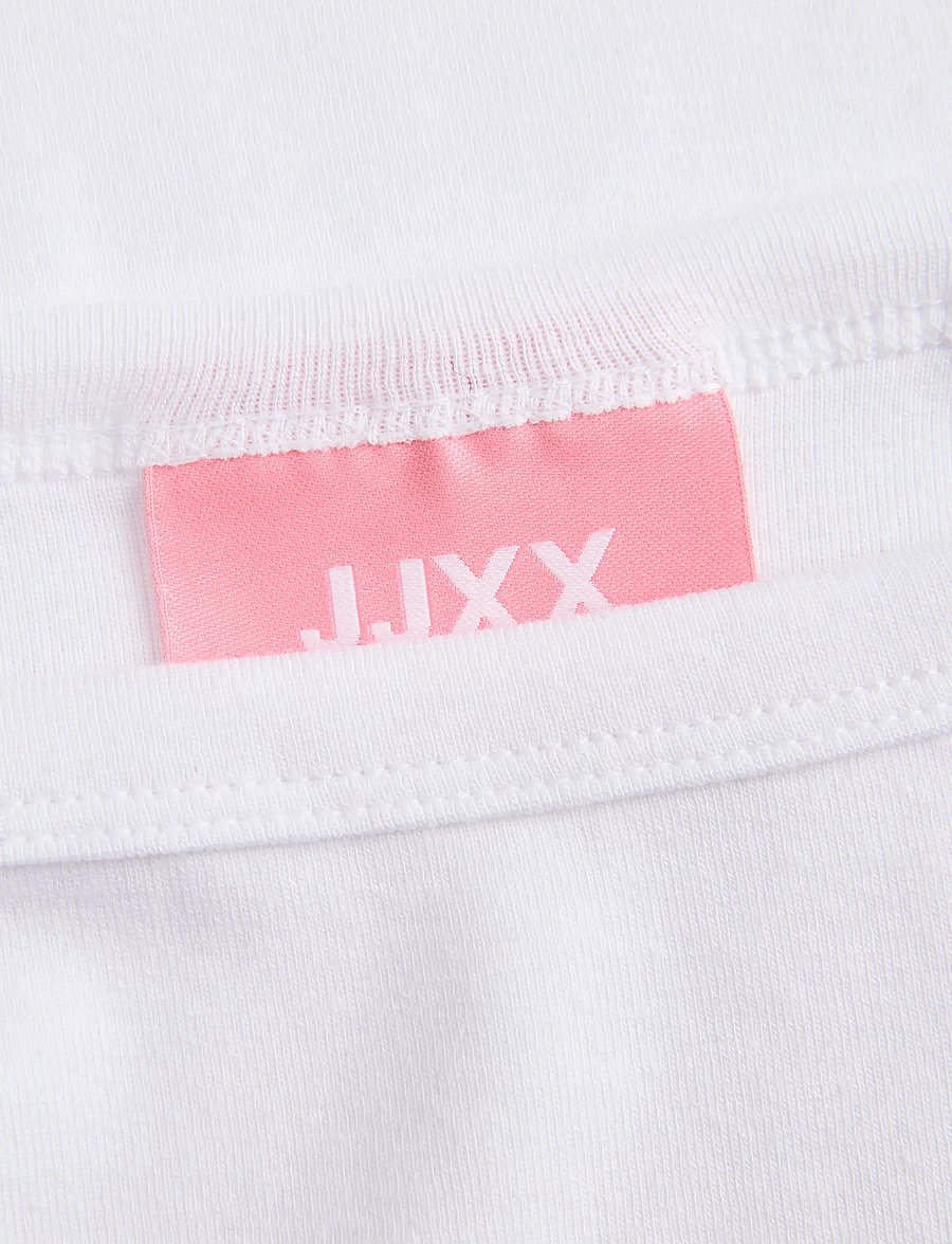 JJXX - JXSTAR 3/4 BOATNECK TOP JRS - langärmelige blusen - bright white - 2