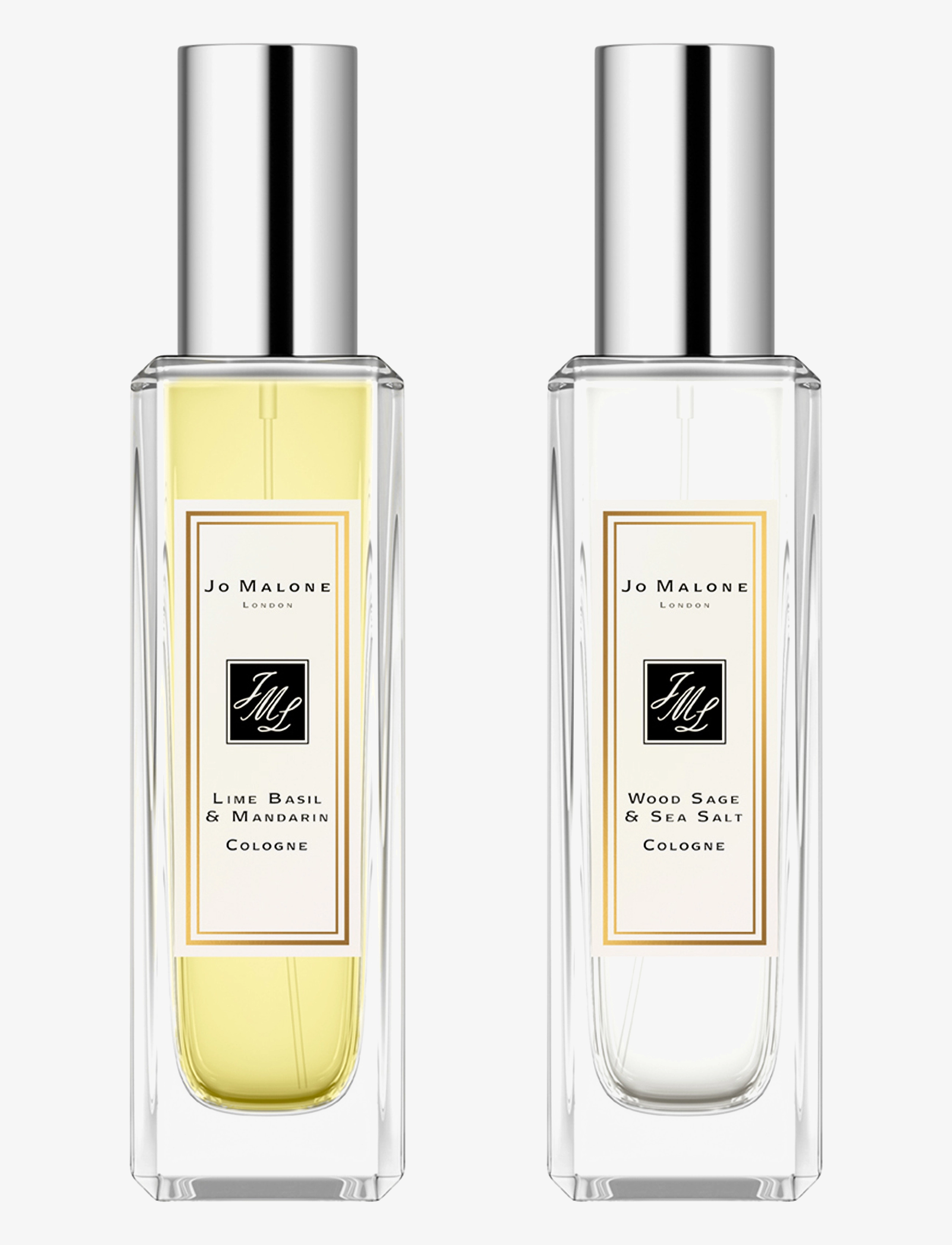 Jo Malone London Scent Pairing Duo Lime Basil & Mandarin + Wood Sage & Sea Salt - Til hende - CLEAR / undefined