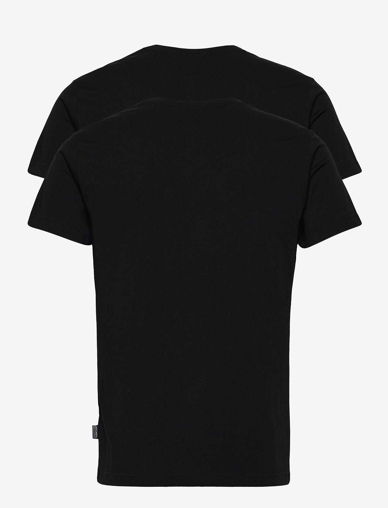 Jockey - V-shirt 2-p - t-shirts med v-hals - black - 1