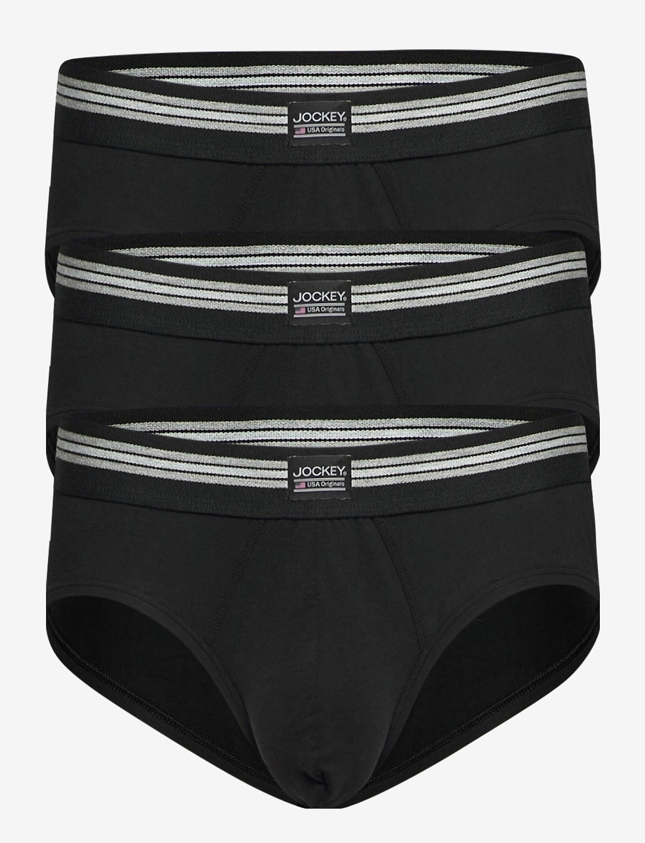Jockey - Brief 3-p - multipack underpants - black - 0