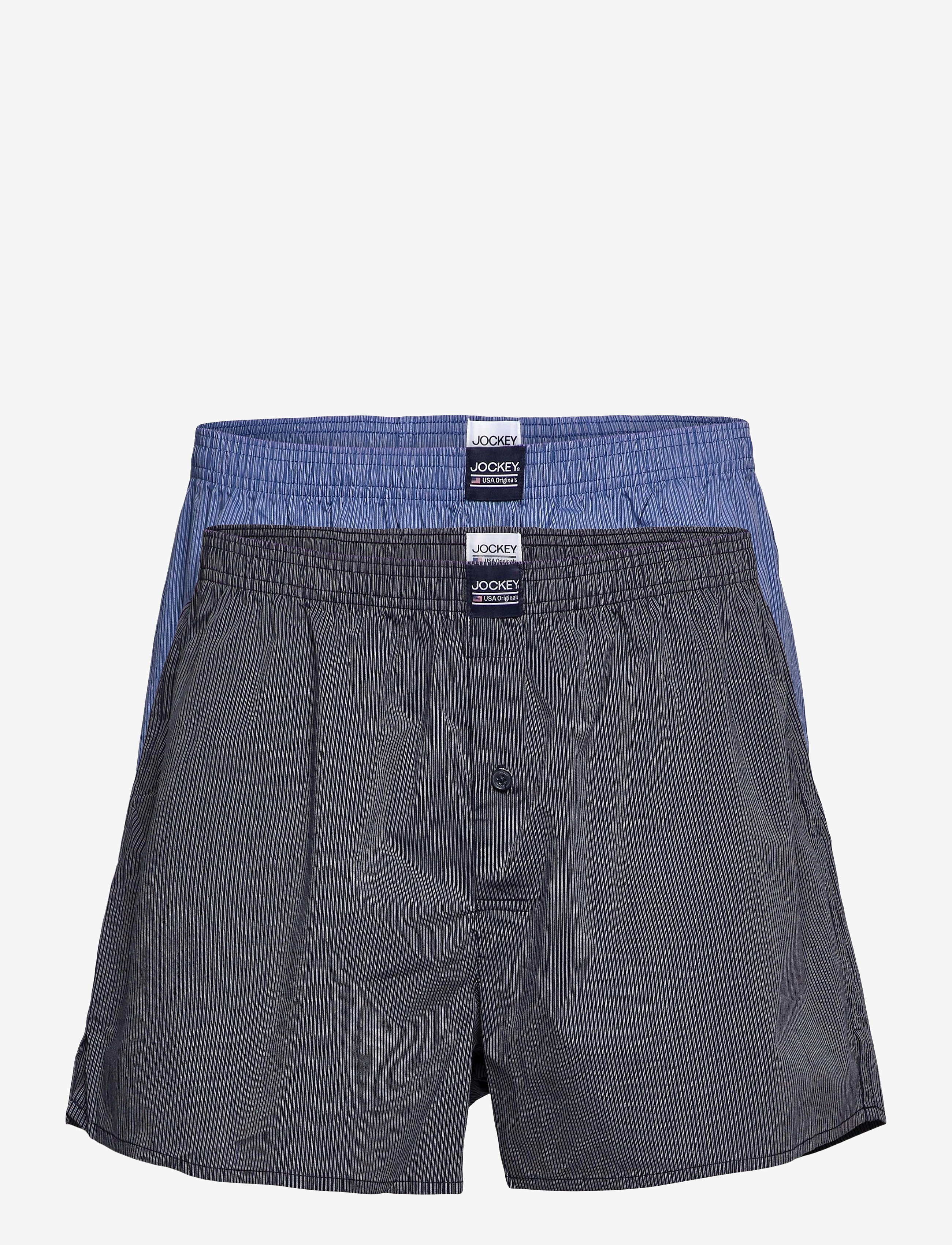 JOCKEY Boxer Woven 2P Blau - S - Herren