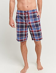 Jockey - Pyjama Short Knit - zestaw piżamowy - blue check - 6