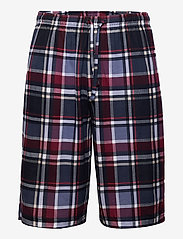 Jockey - Pyjama Short Knit - nattøj sæt - blue check - 2