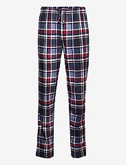Jockey - Pyjama knit - nattøj sæt - blue check - 2