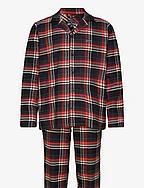 Pyjama 1/1 flannel - BLACK