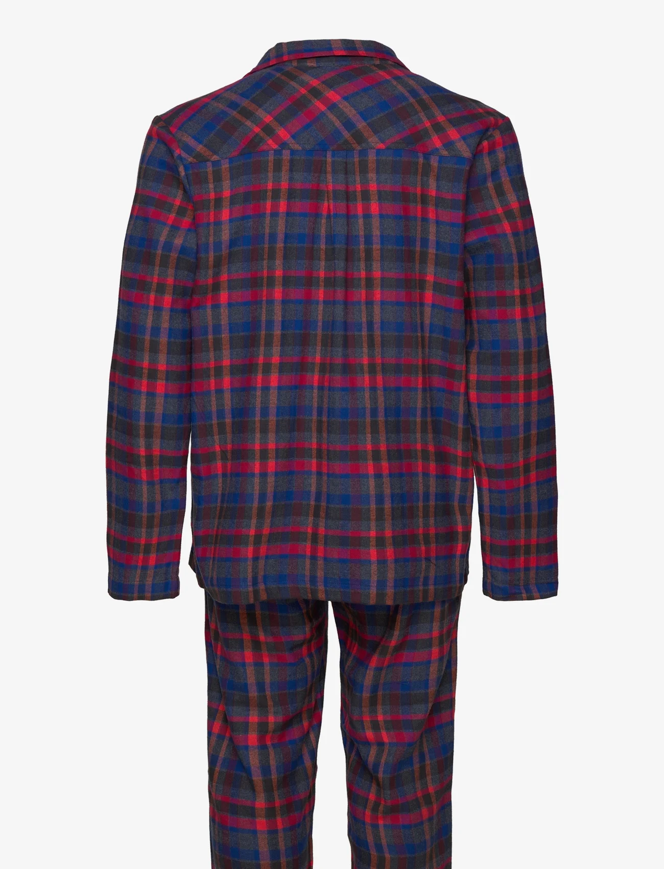 Jockey - Pyjama 1/1 flannel - pysjamassett - coal melange - 1