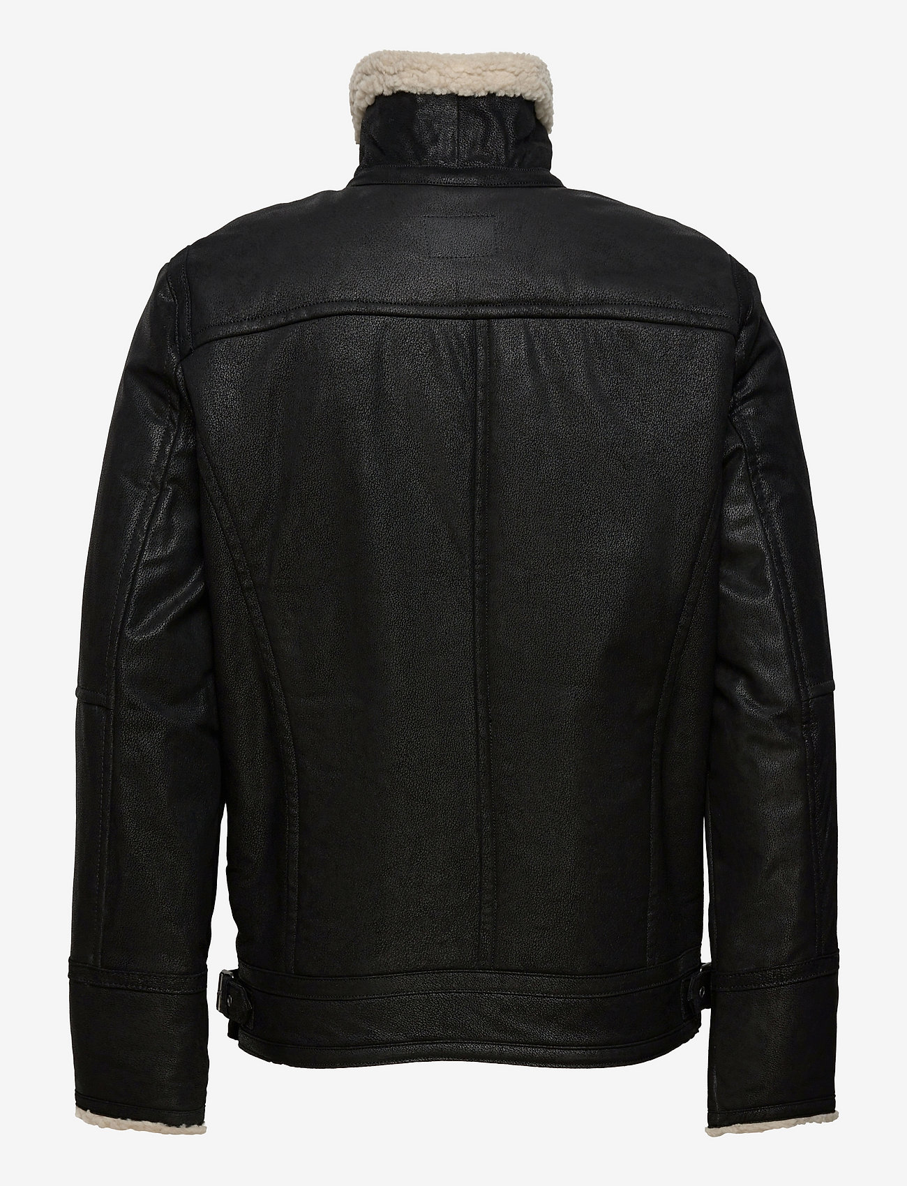 Jofama - Axel Classic Pile Suede Jacket - efterårsjakker - black - 1