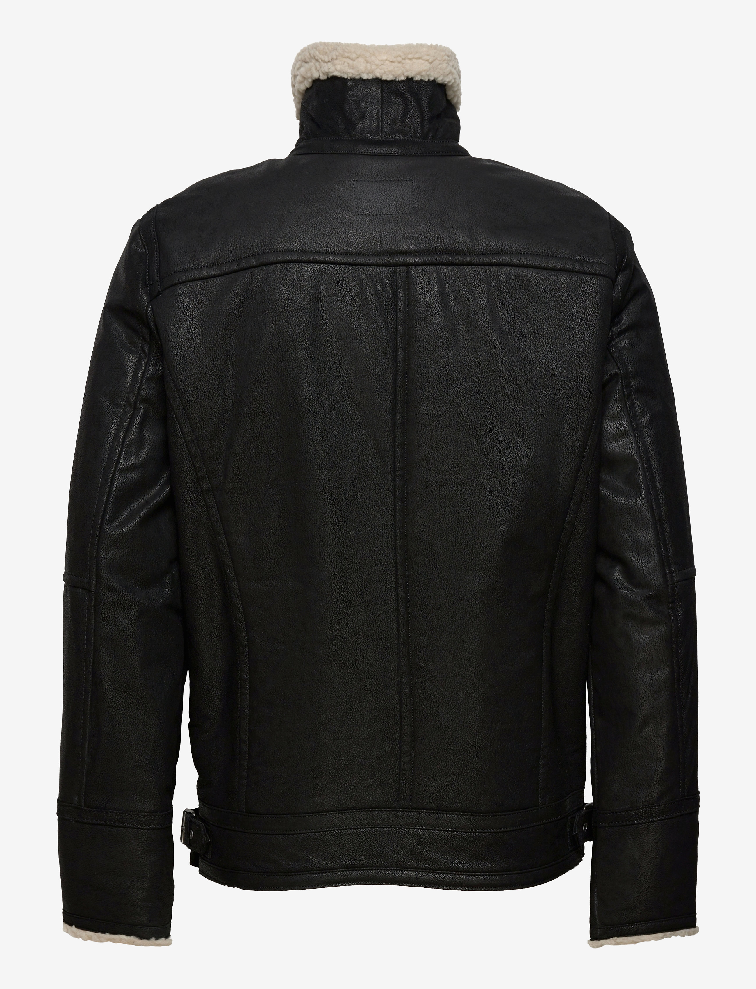 Jofama - Axel Classic Pile Suede Jacket - kevadjoped - black - 2