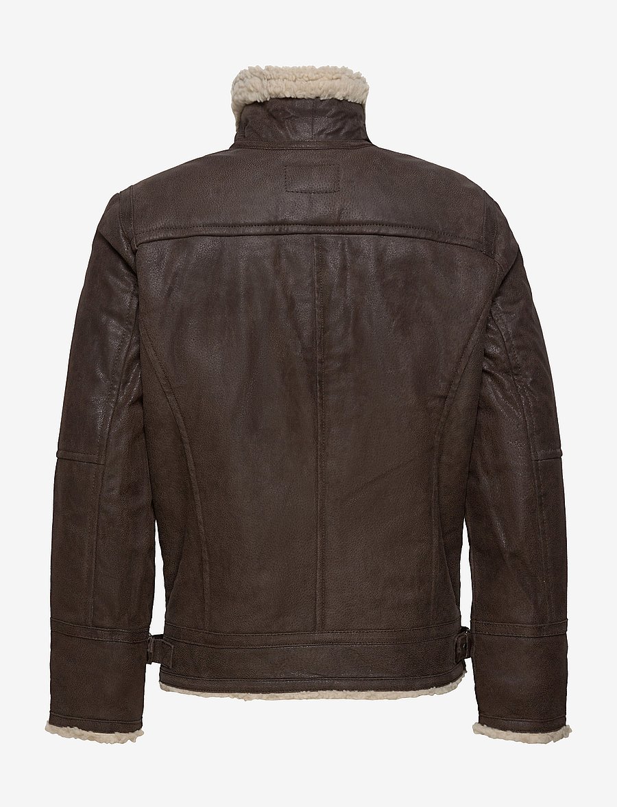 Jofama - Axel Classic Pile Suede Jacket - frühlingsjacken - coffee - 2