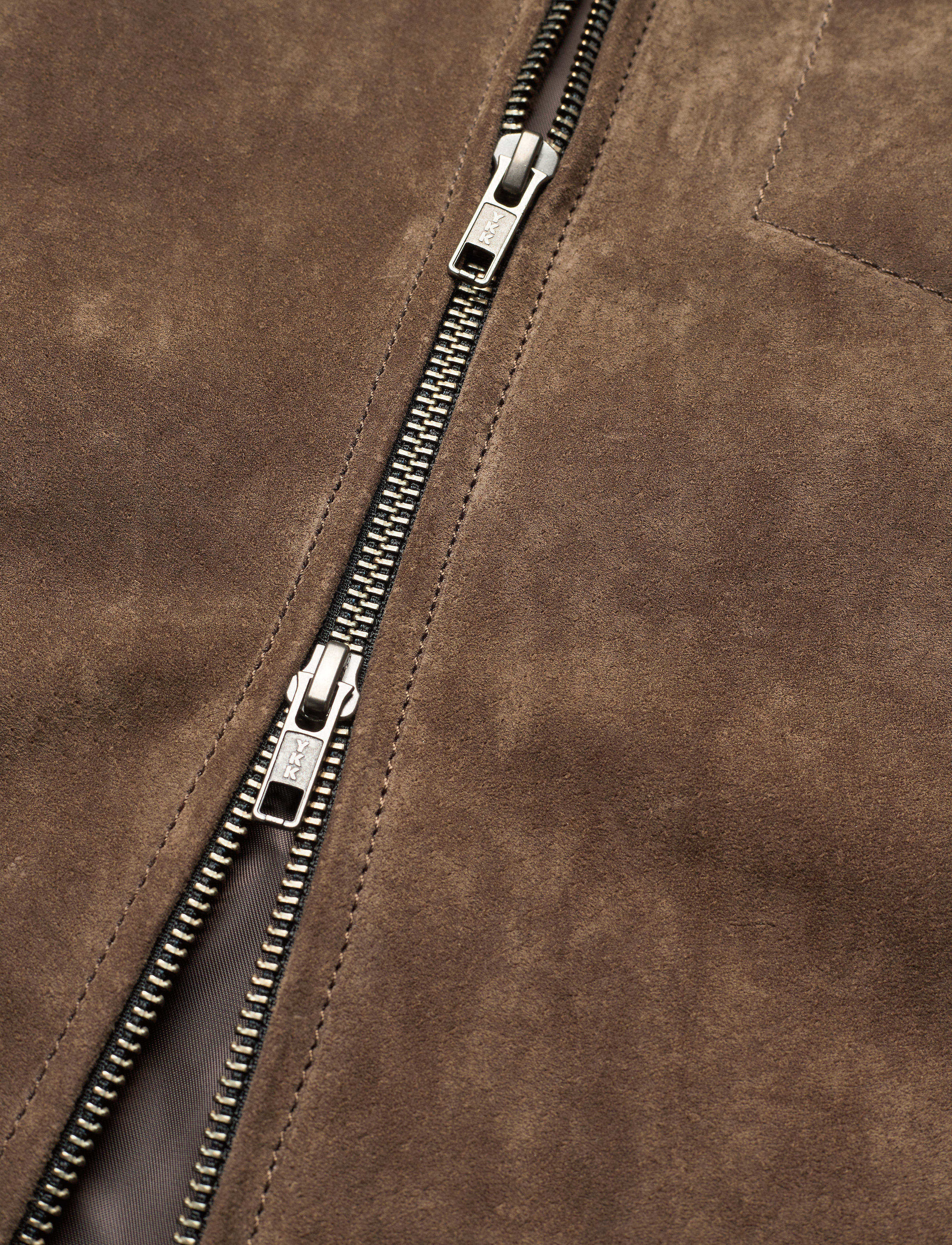 Jofama - Clark Zipped Suede Shirt Jacke - tobacco - 3