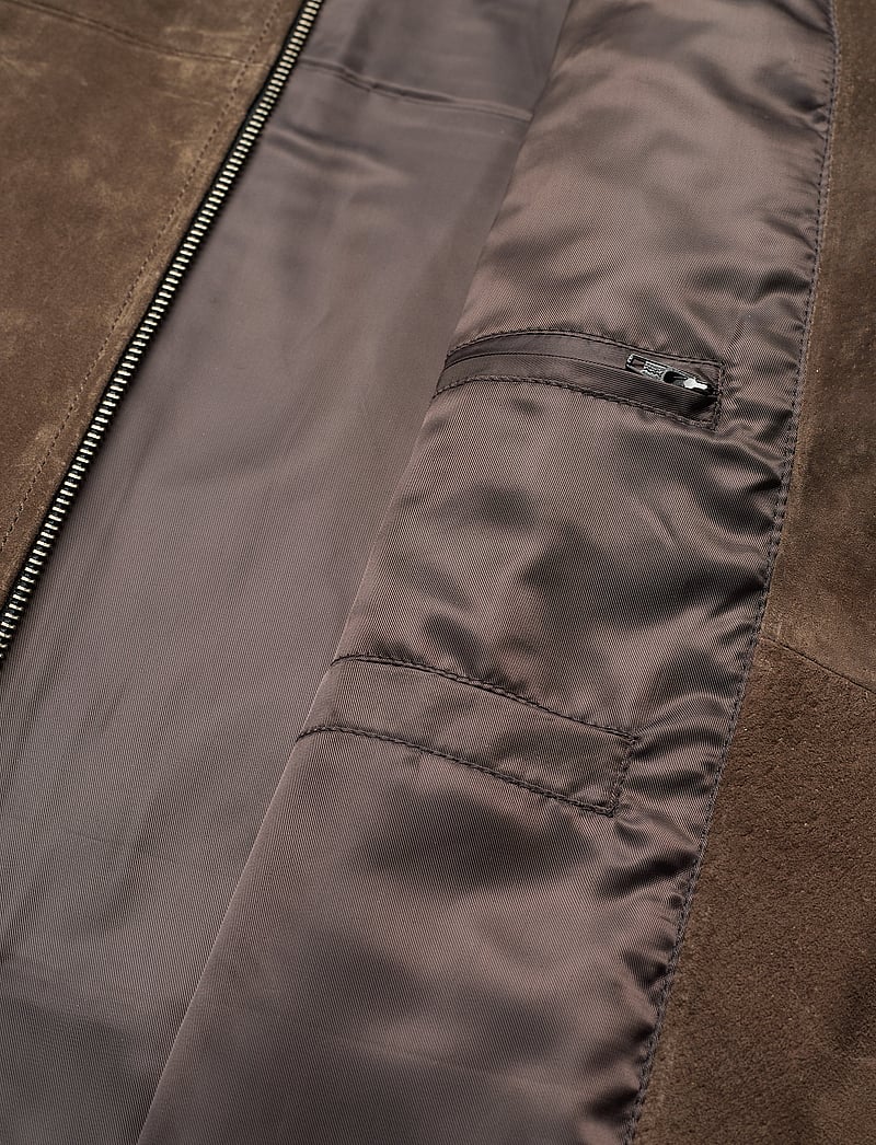 Jofama - Clark Zipped Suede Shirt Jacke - høstjakker - tobacco - 4