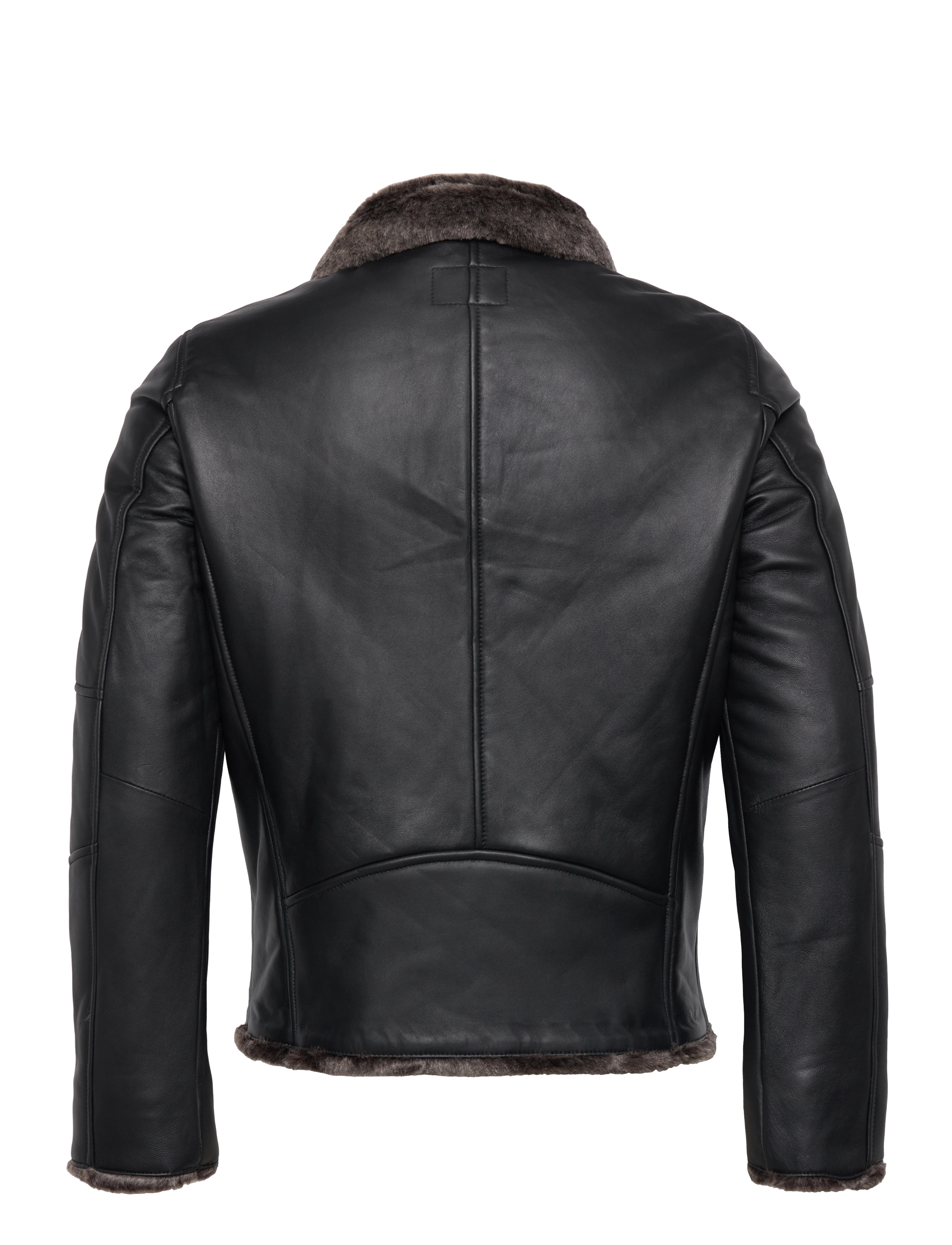 Jofama - Hudson Pile Leather Biker - black - 1