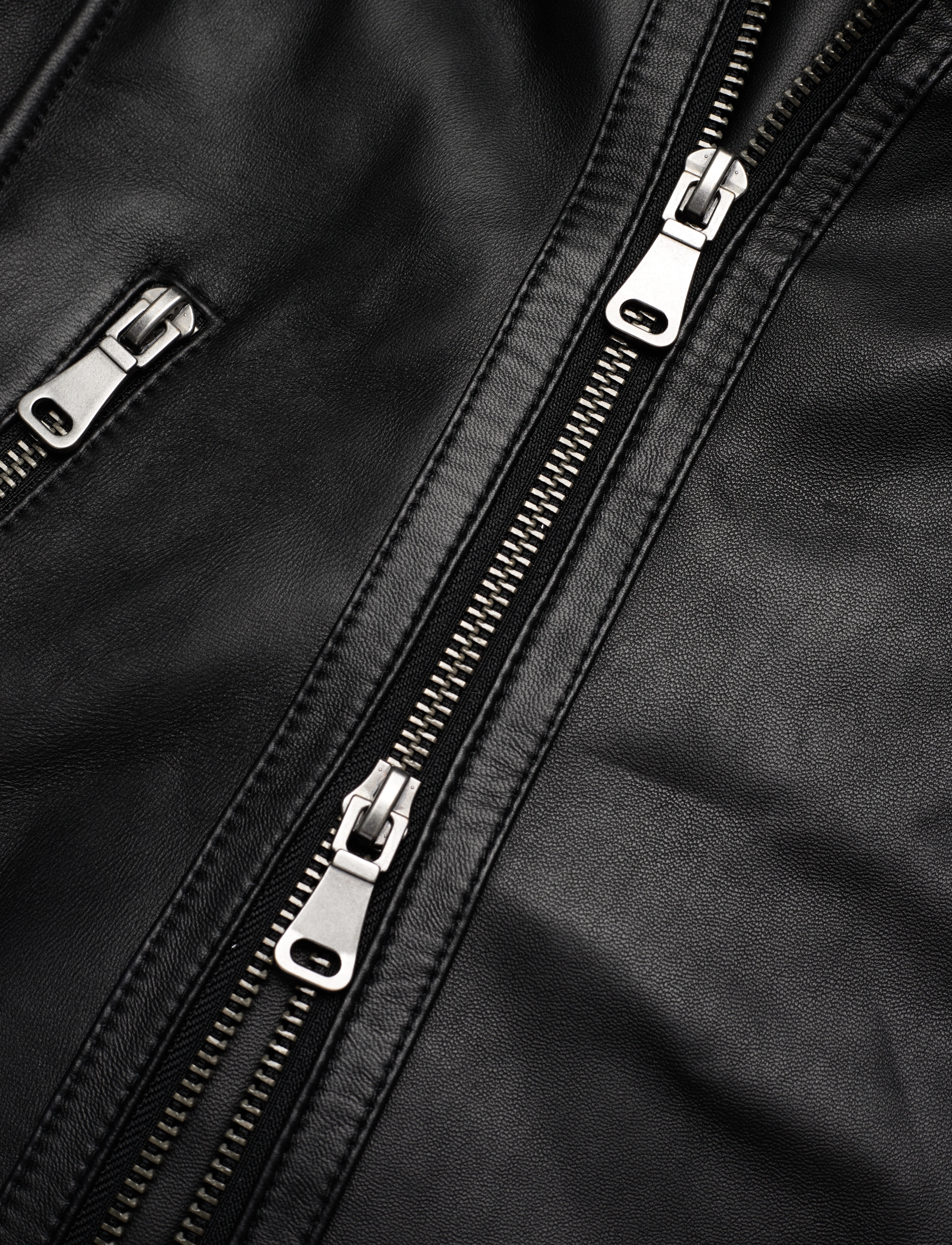Jofama - Hudson Pile Leather Biker - black - 4