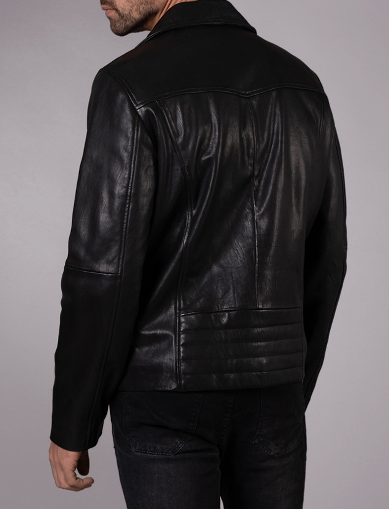 Jofama - Russel Premium Leather Biker - black - 5