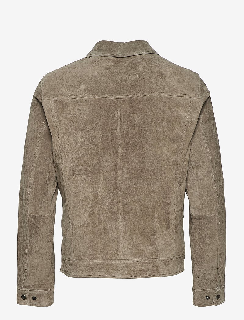 Jofama - Ben Suede Shirt Jacket - herbstjacken - khaki - 2