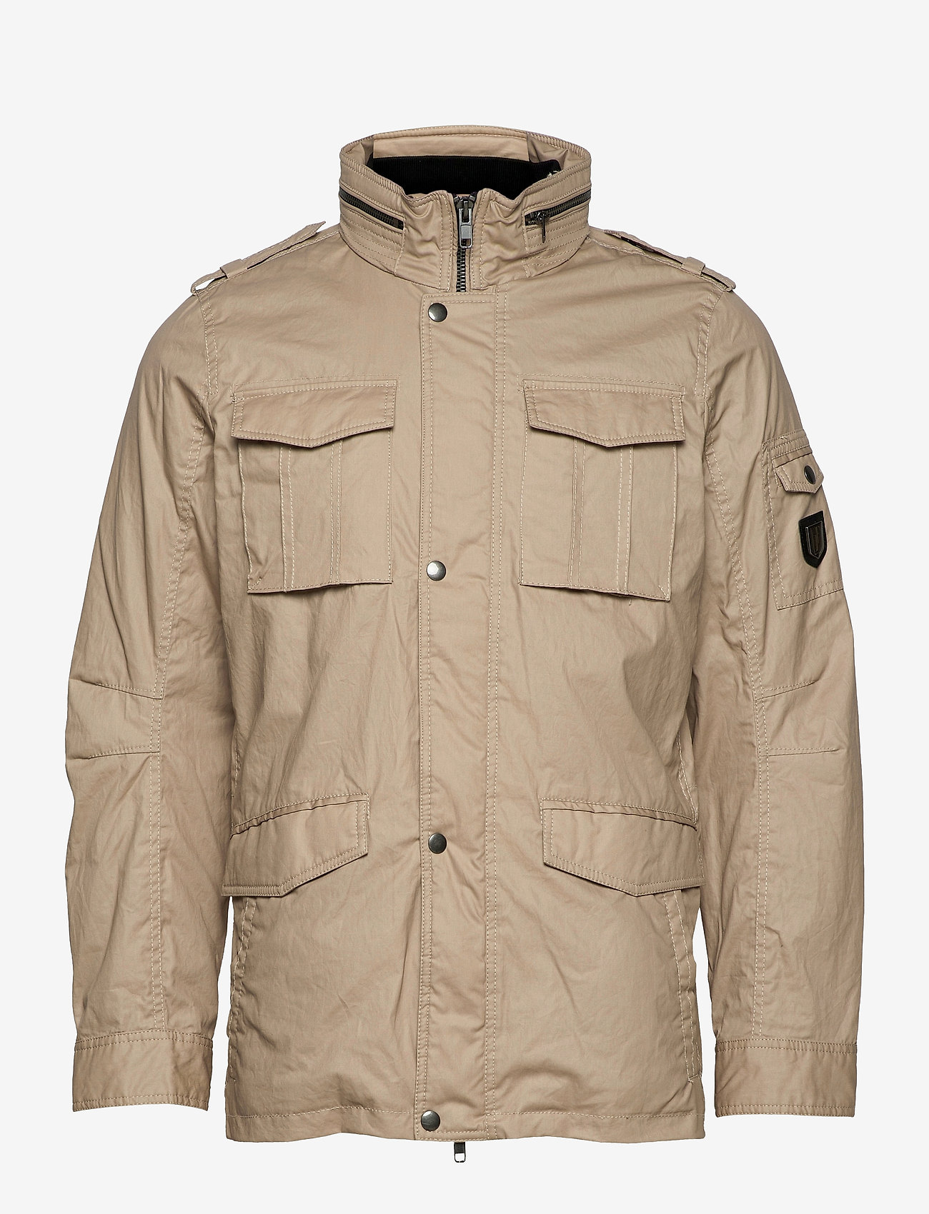 Jamie Canvas Field Jacket - BEIGE