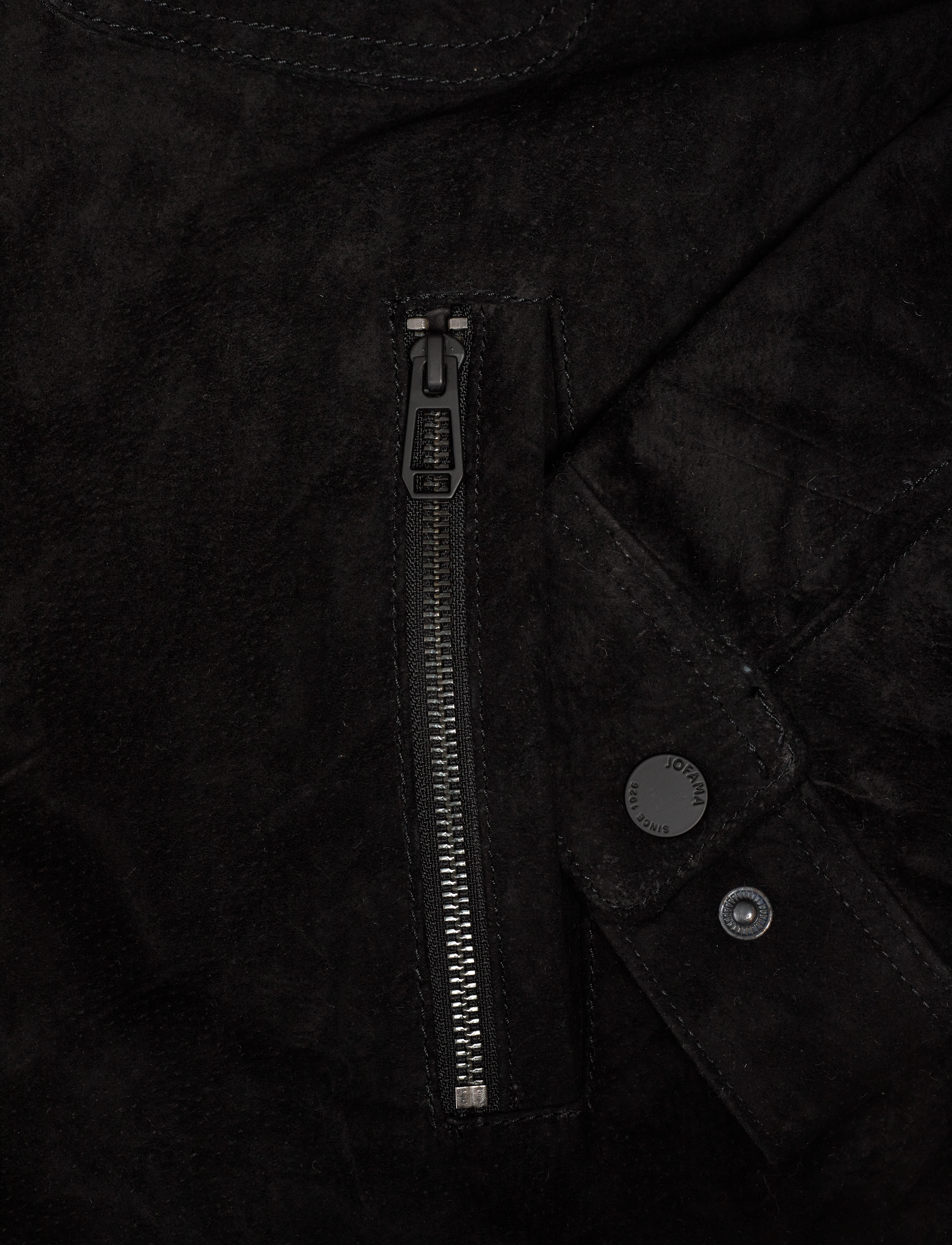 Jofama - Sam Shearling Jean Jacket - overtøj - black - 3