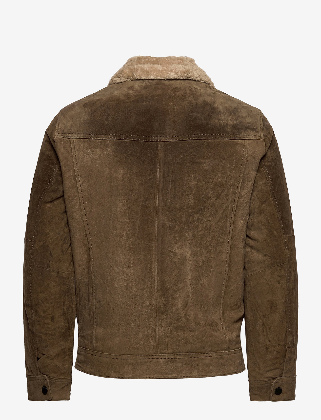 Jofama - Sam Shearling Jean Jacket - herbstjacken - olive - 1