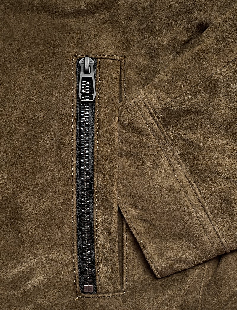 Jofama - Sam Shearling Jean Jacket - herbstjacken - olive - 3