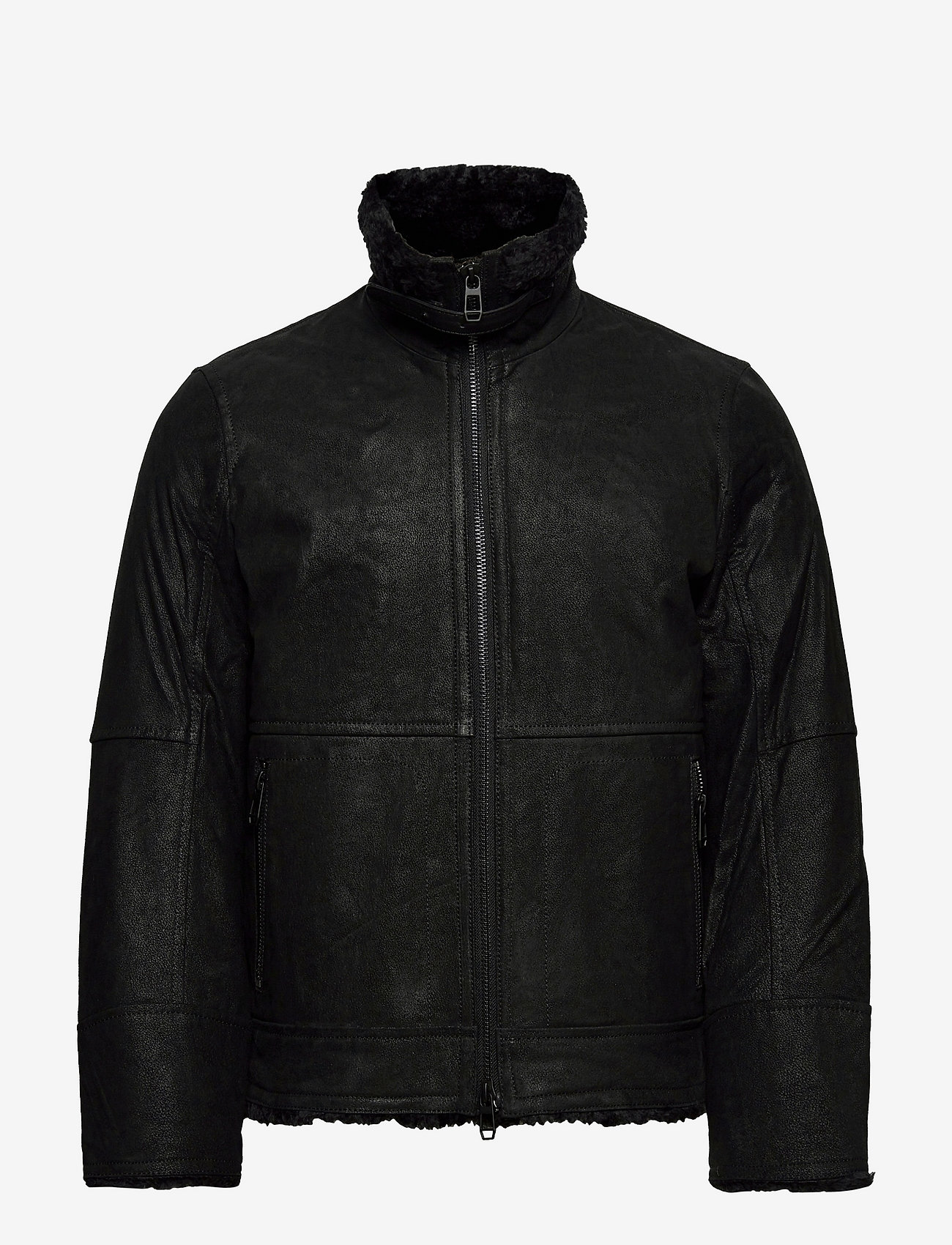 Jofama - Fred Aviator Jacket - spring jackets - black - 0