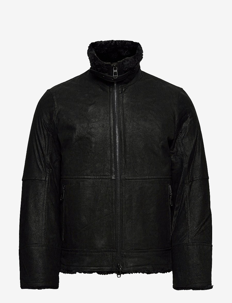 Jofama - Fred Aviator Jacket - kevadjoped - black - 0