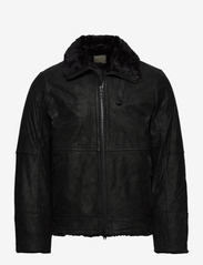 Jofama - Fred Aviator Jacket - spring jackets - black - 2