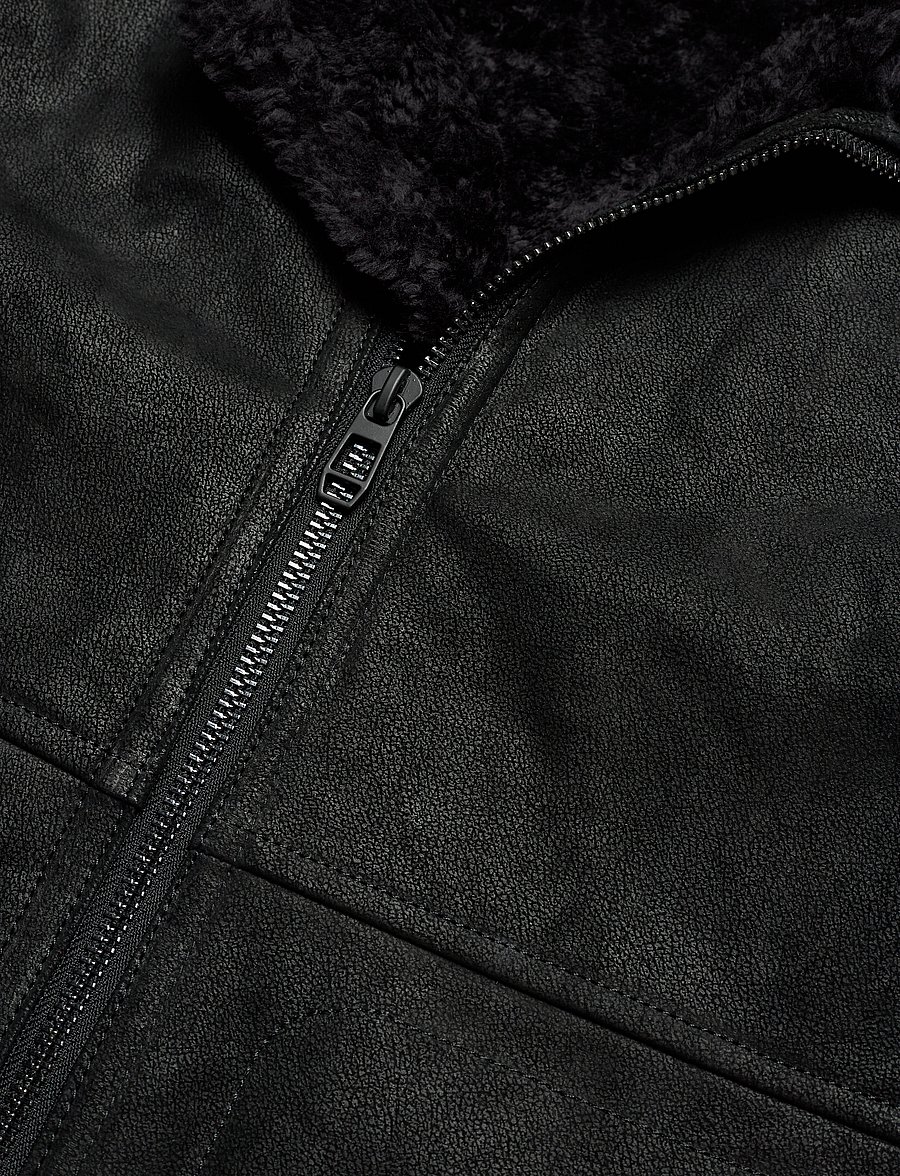 Jofama - Fred Aviator Jacket - kevadjoped - black - 3