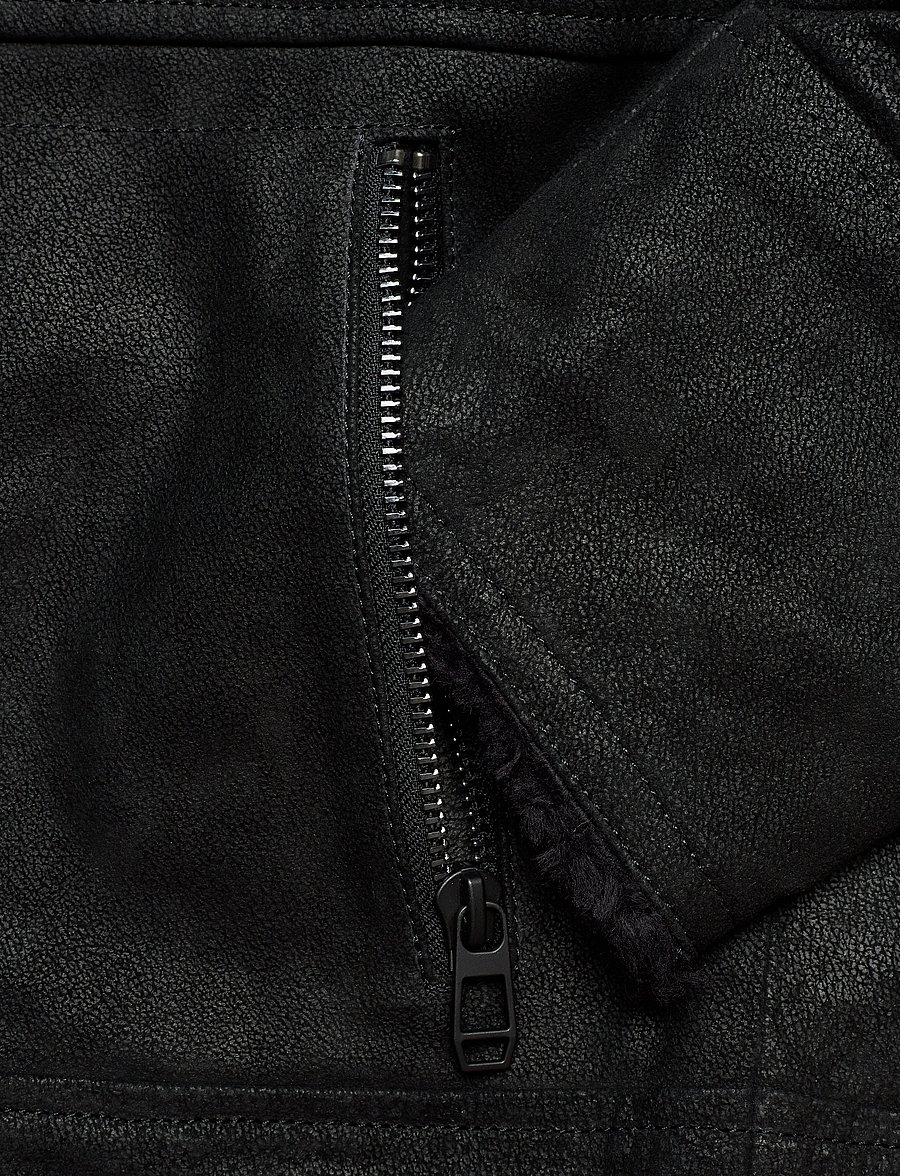 Jofama - Fred Aviator Jacket - kevadjoped - black - 4